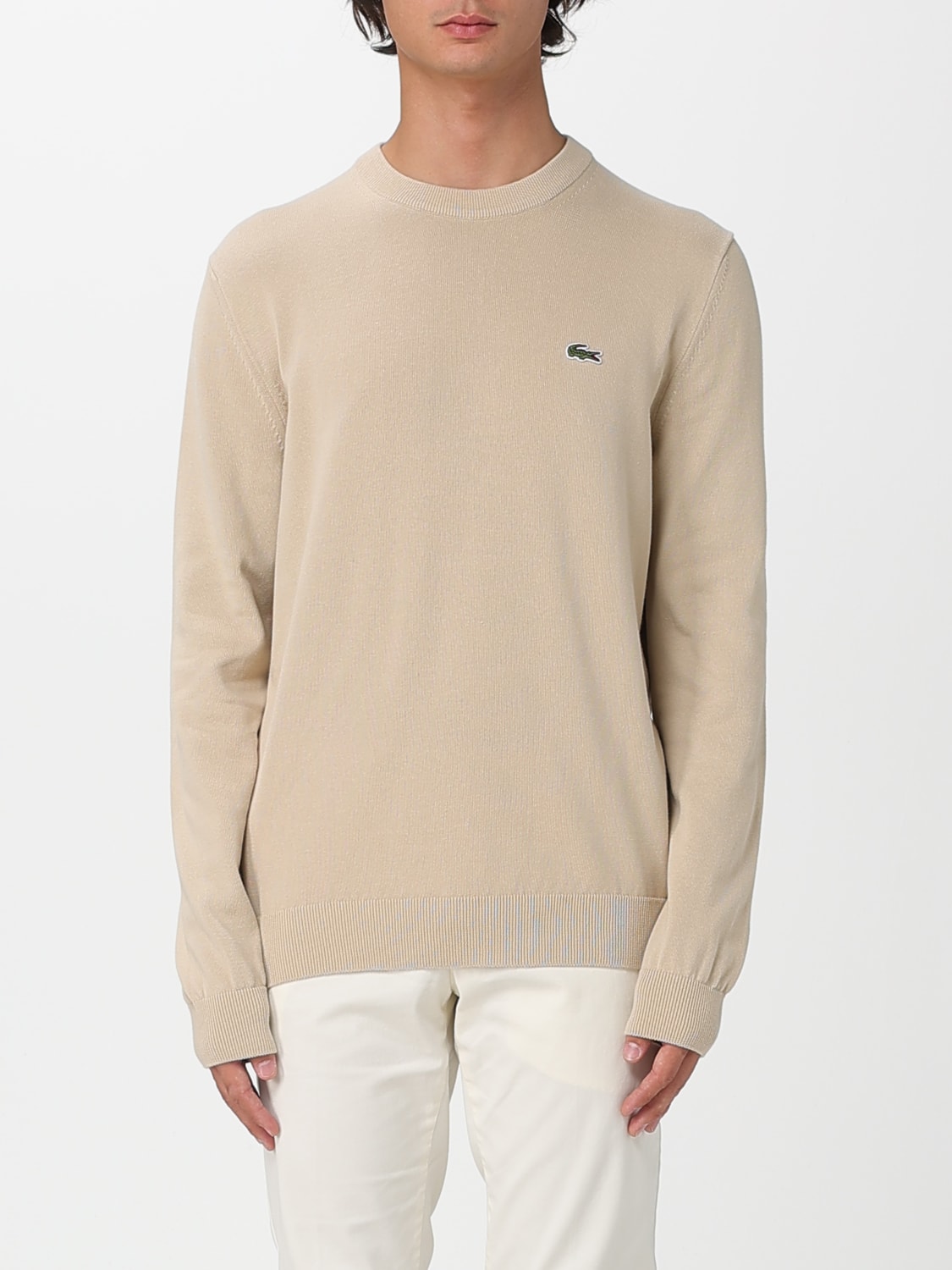 LACOSTE SWEATER: Sweater men Lacoste, Beige - Img 1