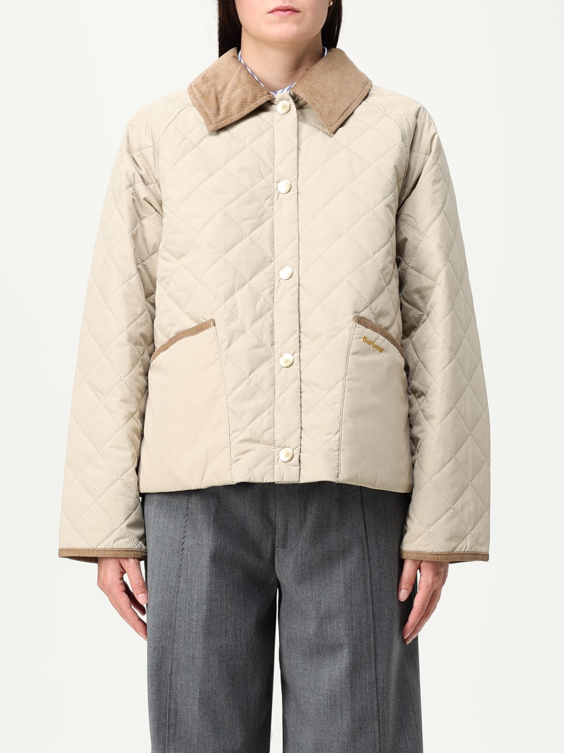 BARBOUR VESTE: Manteau femme Barbour, Sable - Img 1