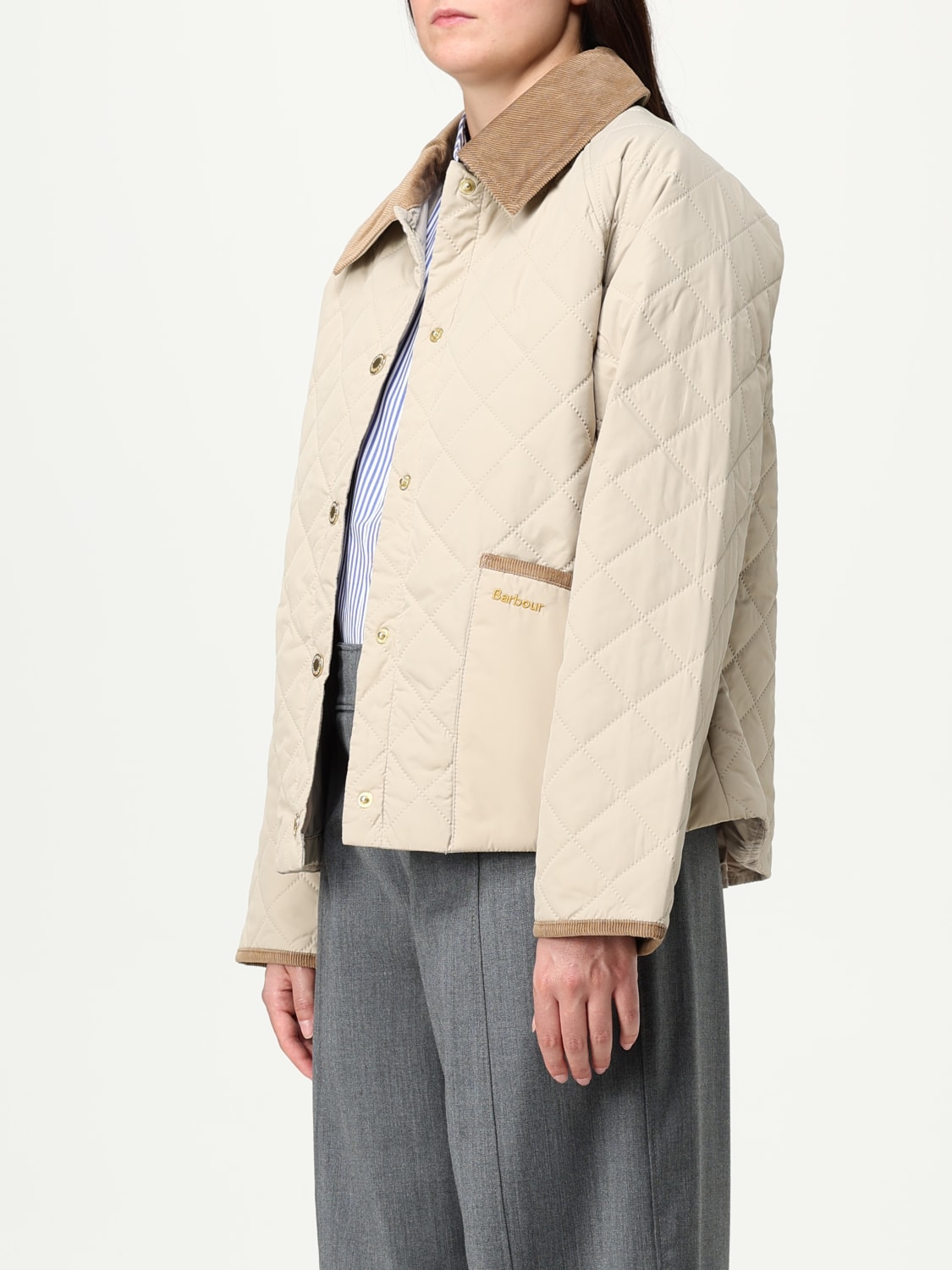 BARBOUR VESTE: Manteau femme Barbour, Sable - Img 3