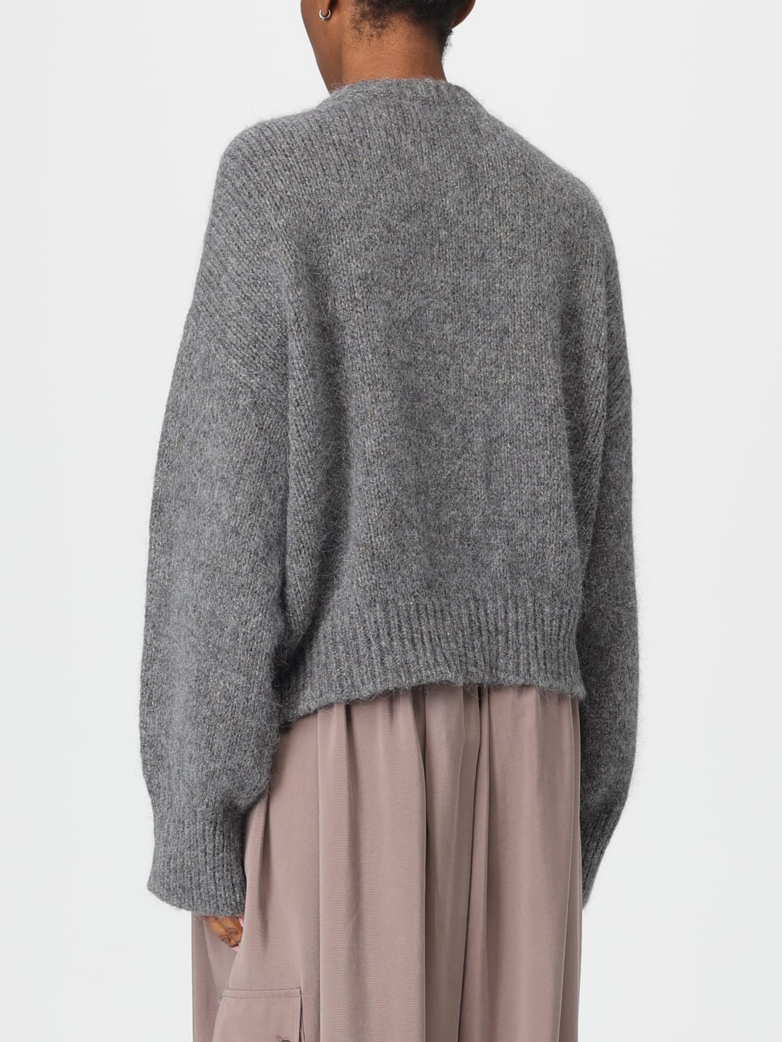 ALYSI CARDIGAN: Cardigan woman Alysi, Grey - Img 2