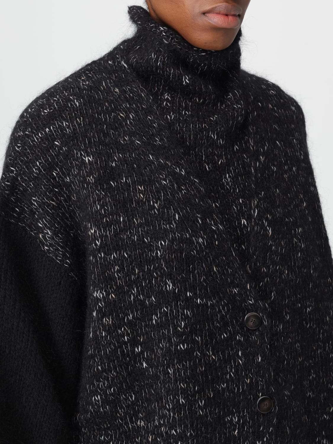 ALYSI SWEATER: Cardigan woman Alysi, Black - Img 4