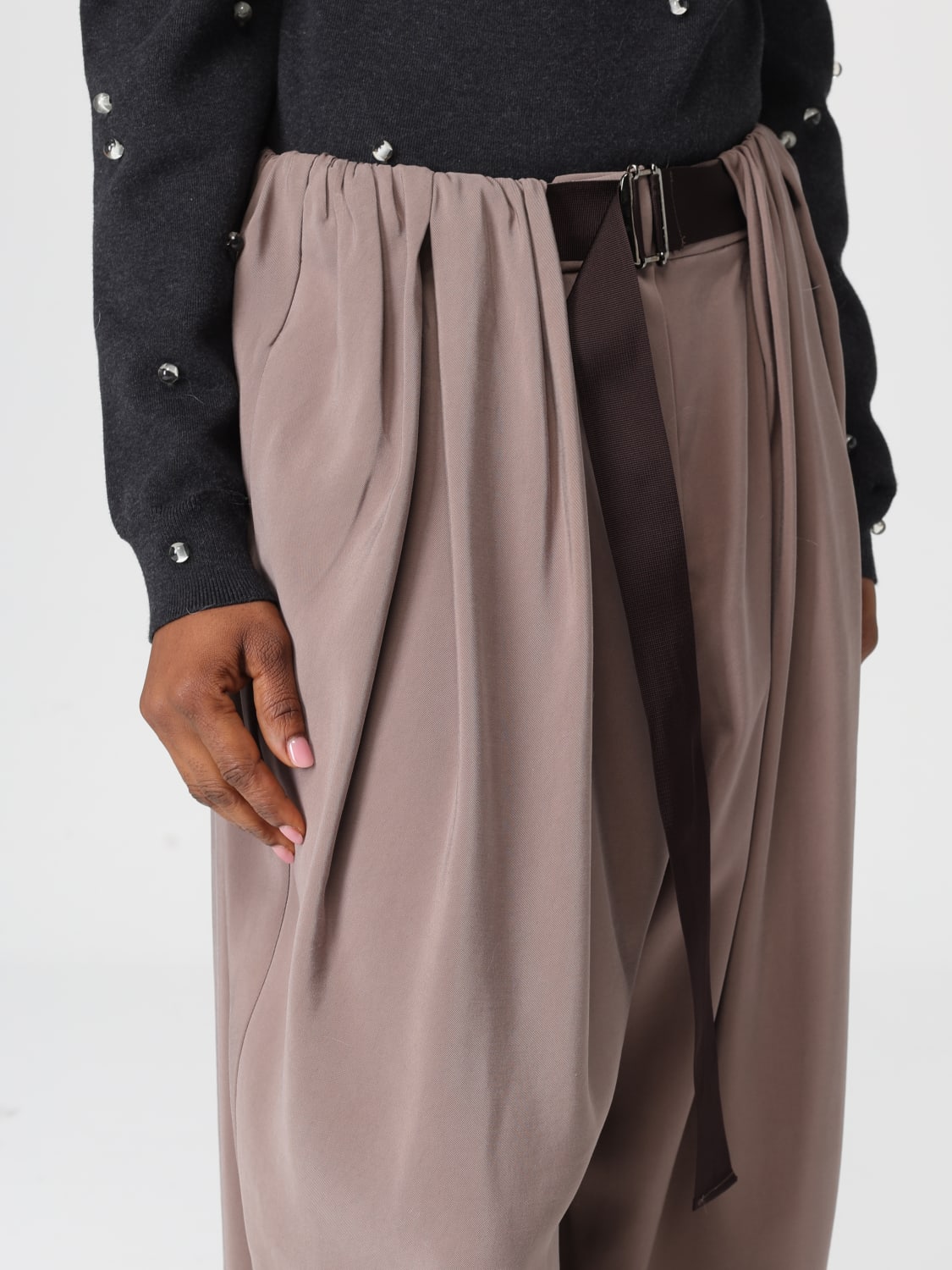 ALYSI PANTS: Pants woman Alysi, Smoke Grey - Img 3