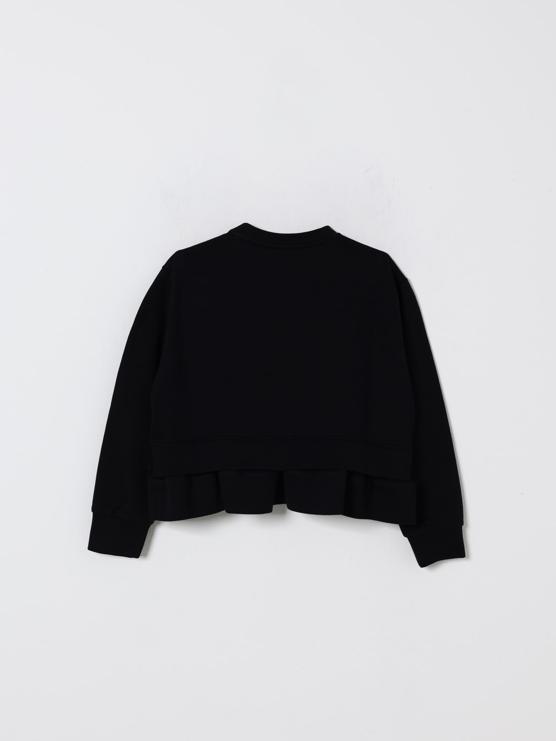 ELISABETTA FRANCHI LA MIA BAMBINA MAGLIA: Felpa Elisabetta Franchi La Mia Bambina in cotone , Nero - Img 2