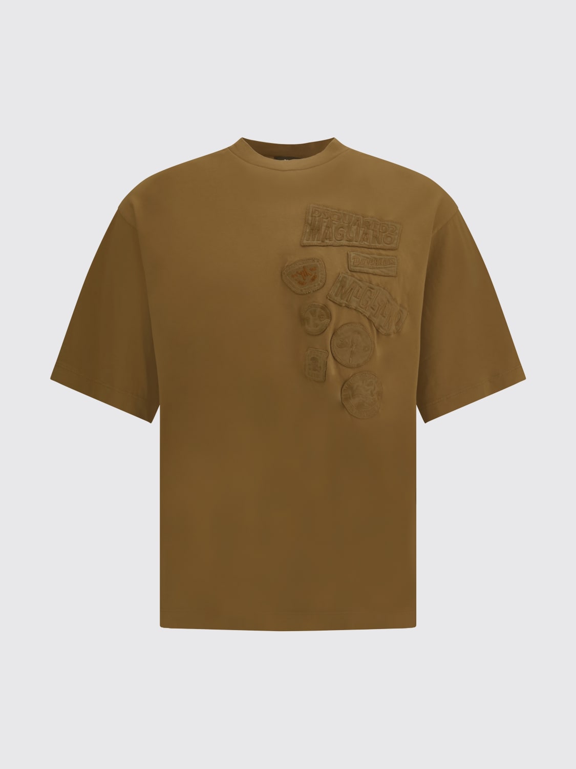 MAGLIANO X DSQUARED2 T-SHIRT: T-shirt men Dsquared2, Cocoa - Img 1