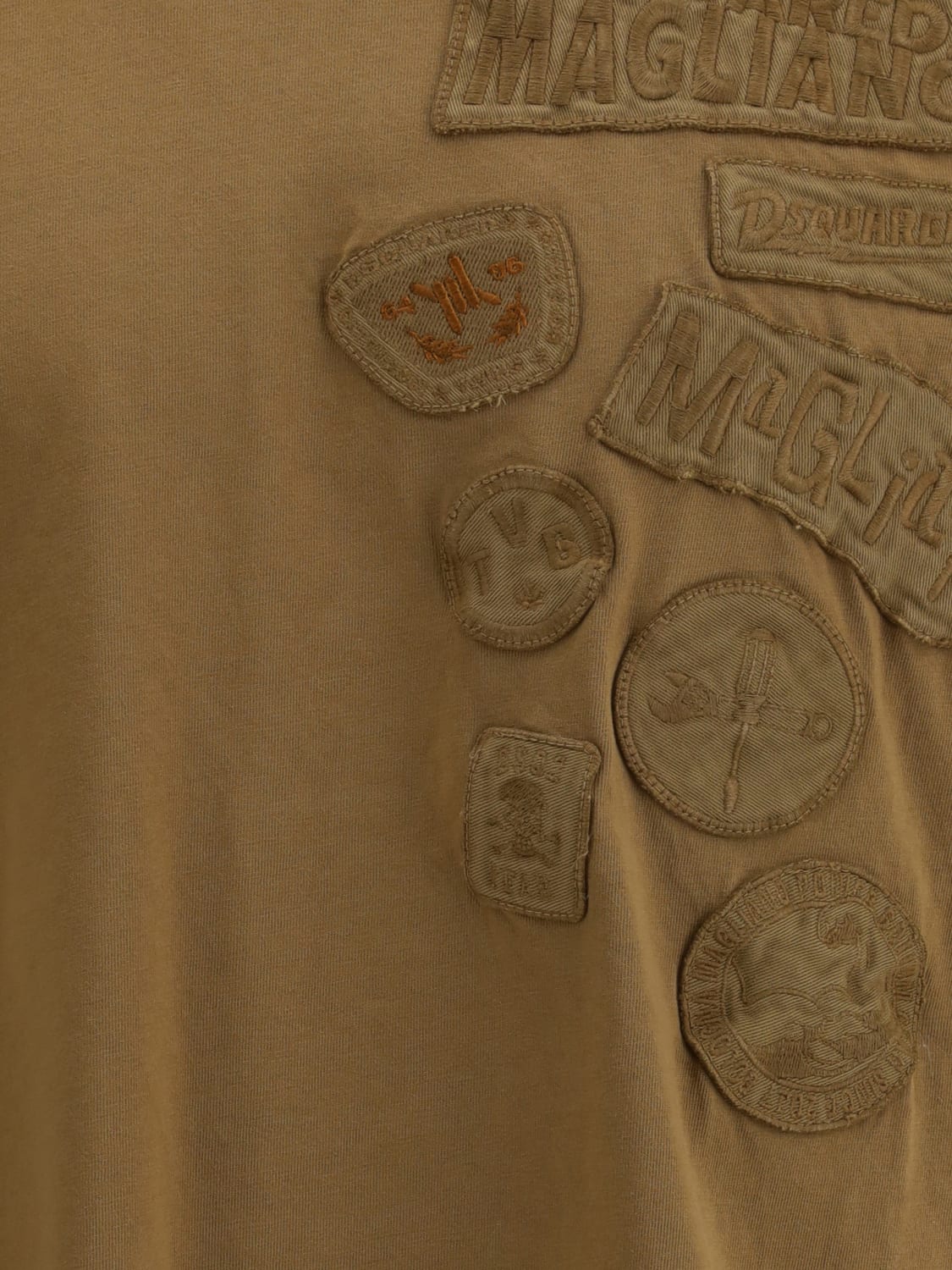 MAGLIANO X DSQUARED2 T-SHIRT: T-shirt men Dsquared2, Cocoa - Img 3