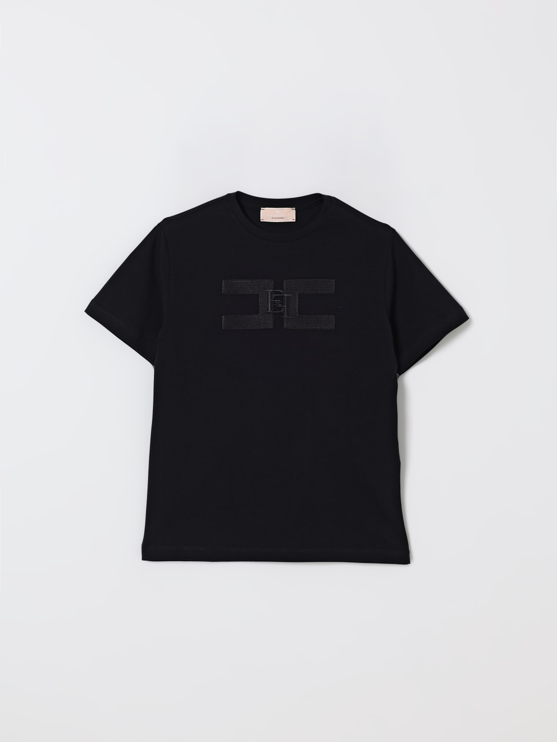 ELISABETTA FRANCHI LA MIA BAMBINA T恤: T恤 儿童 Elisabetta Franchi La Mia Bambina, 黑色 - Img 1