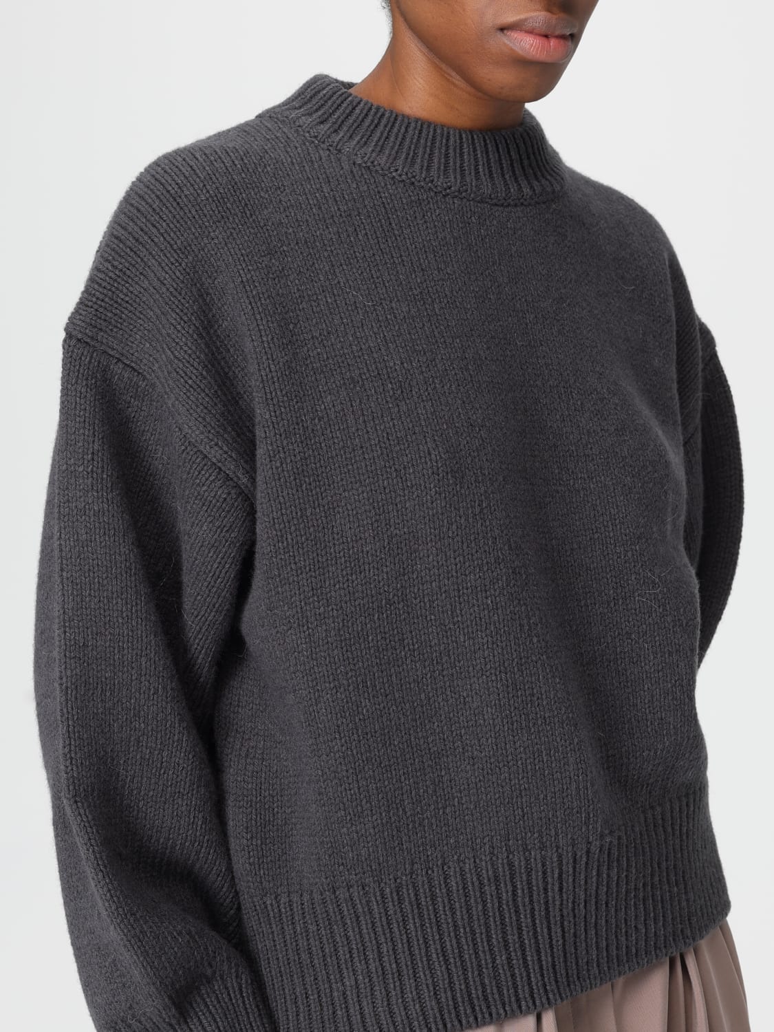 ALYSI SWEATER: Sweater woman Alysi, Grey - Img 3