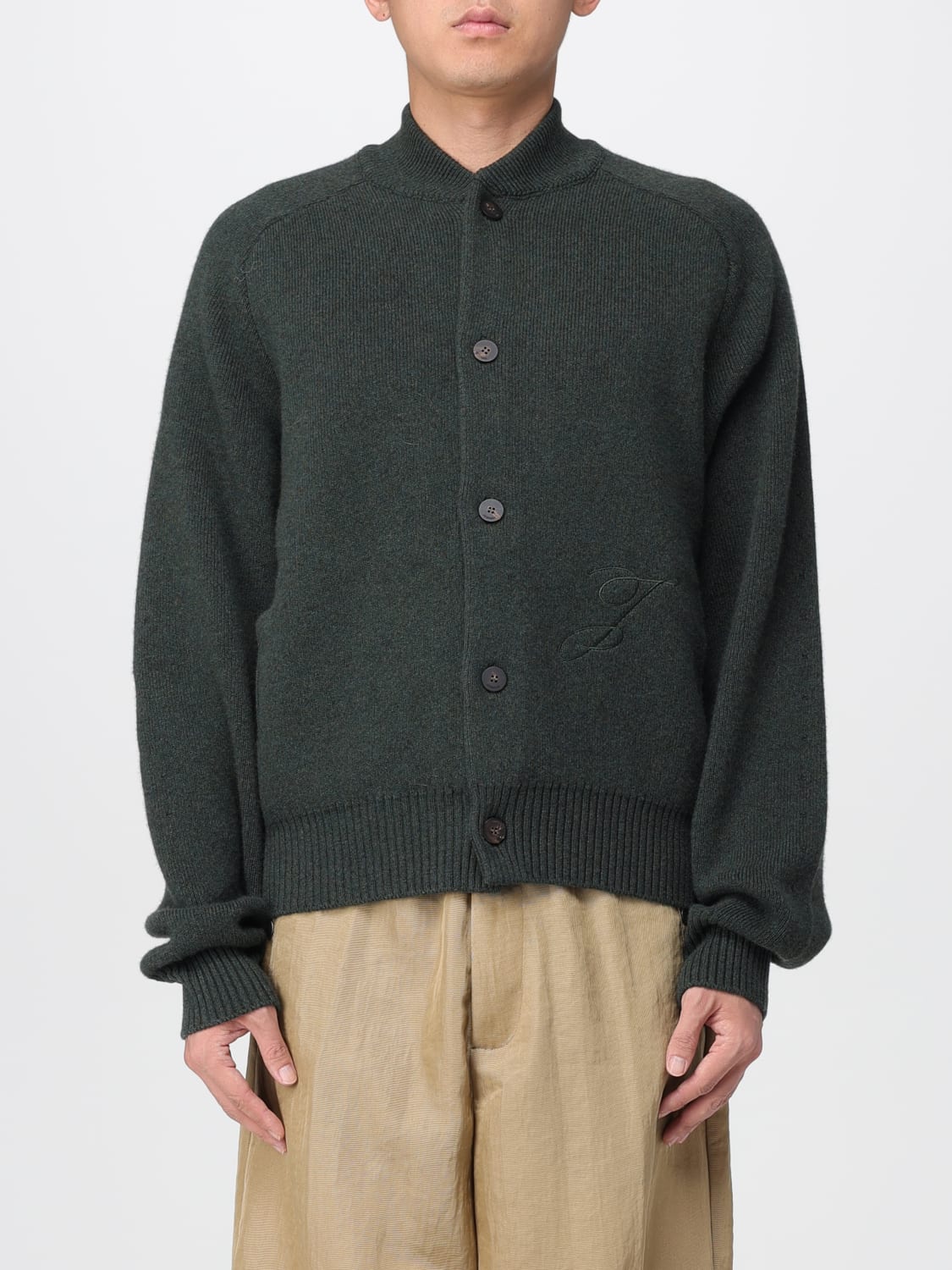 JACQUEMUS SWEATER: Sweater men Jacquemus, Kaki - Img 1