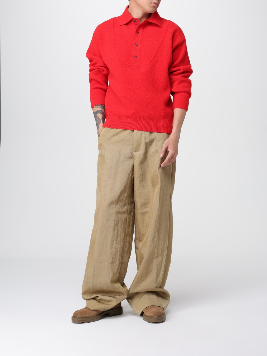 JACQUEMUS POLO: Sudadera hombre Jacquemus, Rojo - Img 2