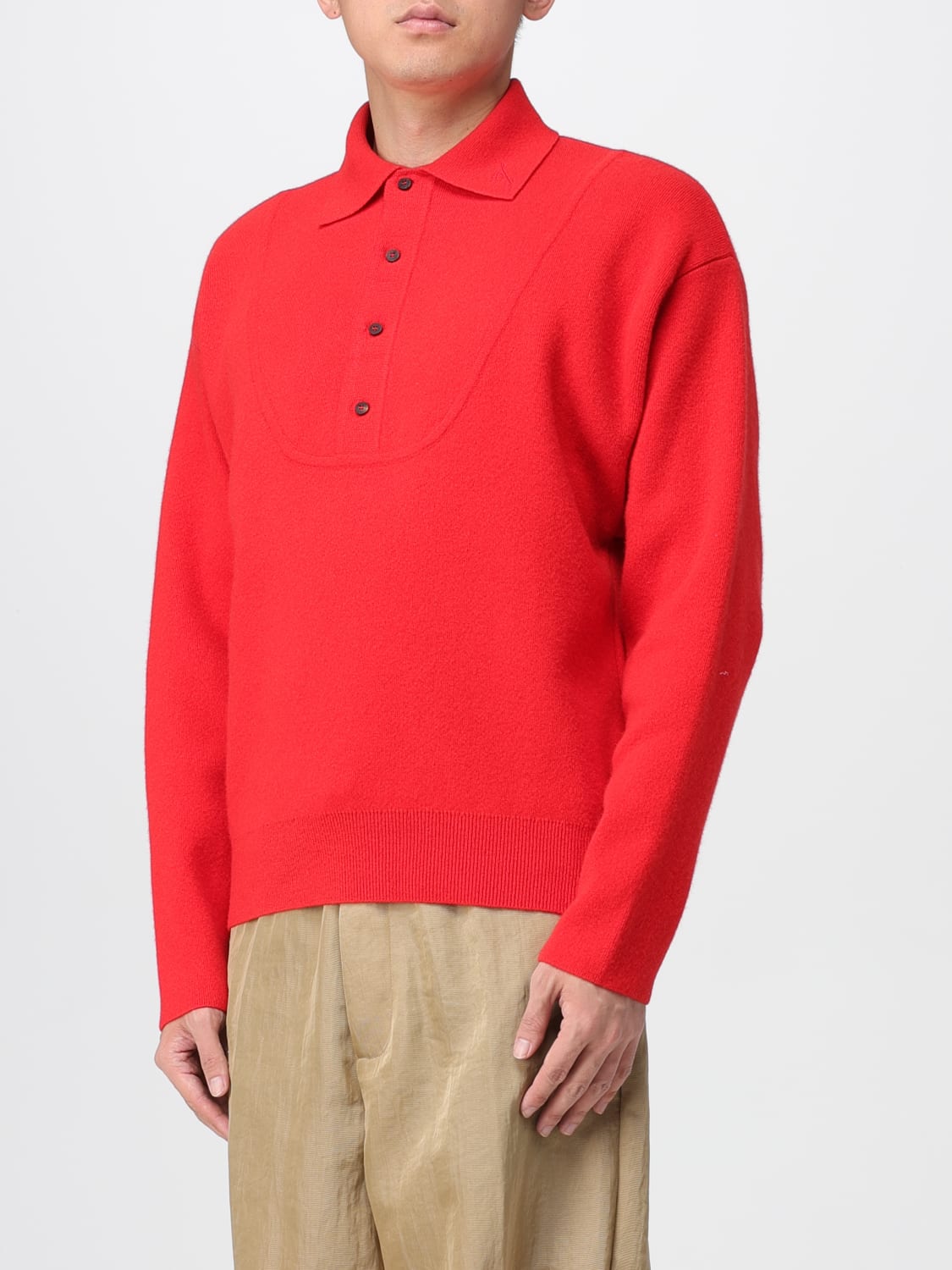 JACQUEMUS POLO: Sudadera hombre Jacquemus, Rojo - Img 4