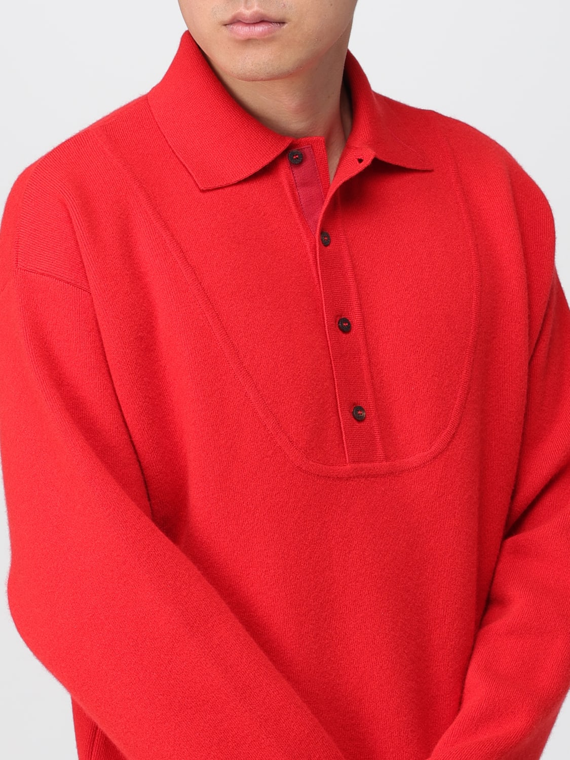 JACQUEMUS POLO: Sudadera hombre Jacquemus, Rojo - Img 5