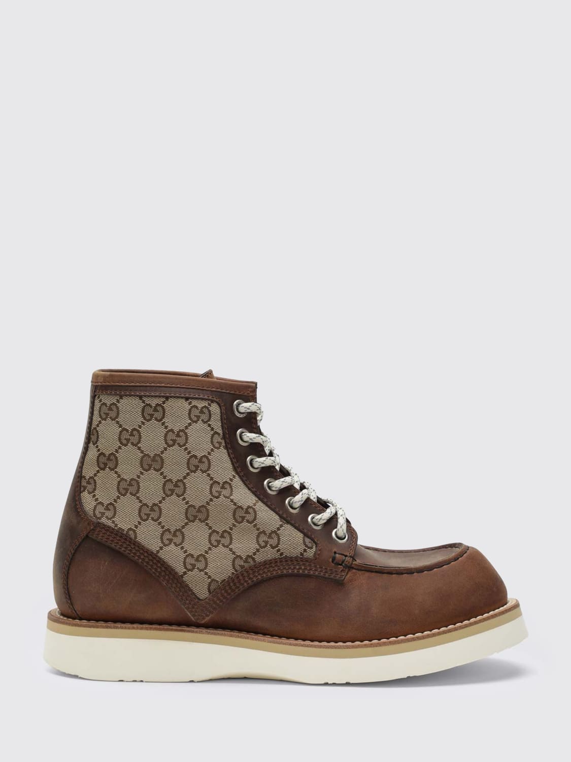 GUCCI BOOT: Boots men Gucci, Beige - Img 1