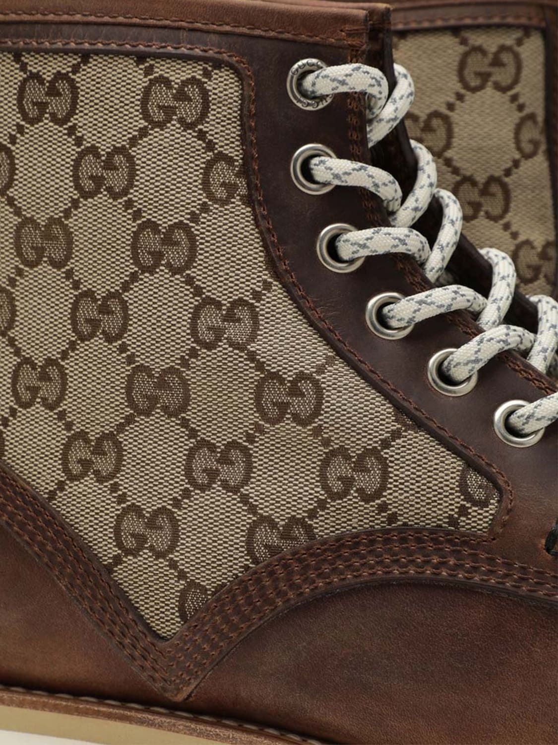 GUCCI BOOT: Boots men Gucci, Beige - Img 4