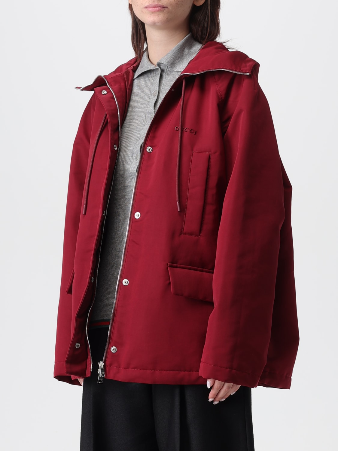 GUCCI COAT: Jacket woman Gucci, Red - Img 4