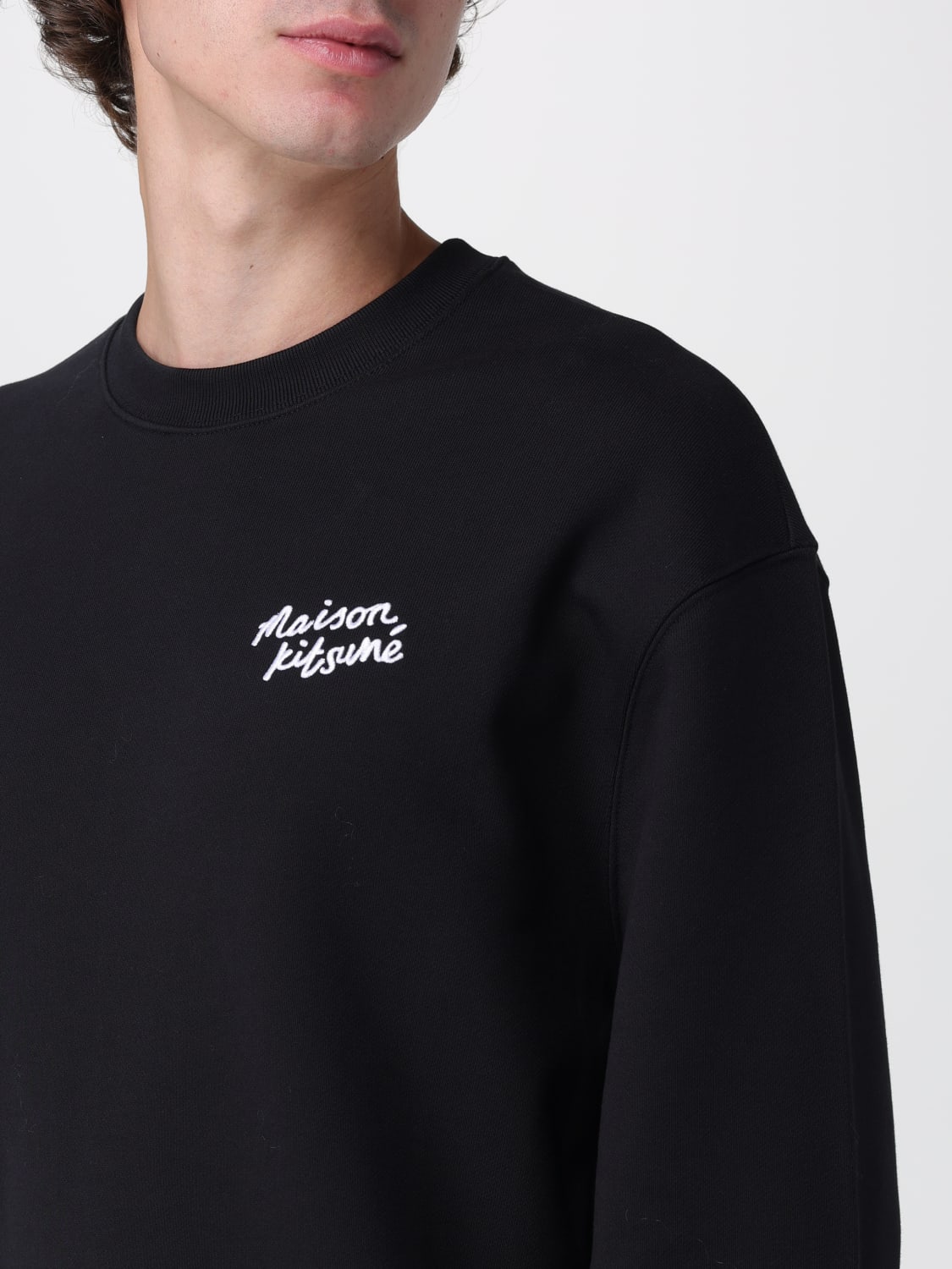 MAISON KITSUNÉ SWEATSHIRT: Sweatshirt men Maison KitsunÉ, Black - Img 3