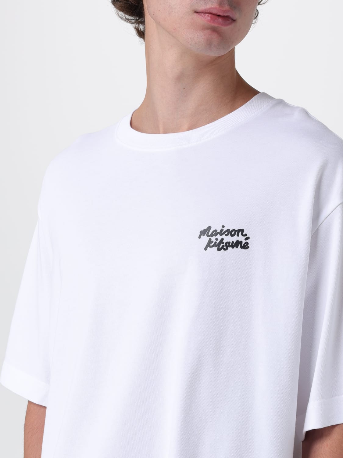 MAISON KITSUNÉ CAMISETA: Camiseta hombre Maison KitsunÉ, Blanco - Img 3