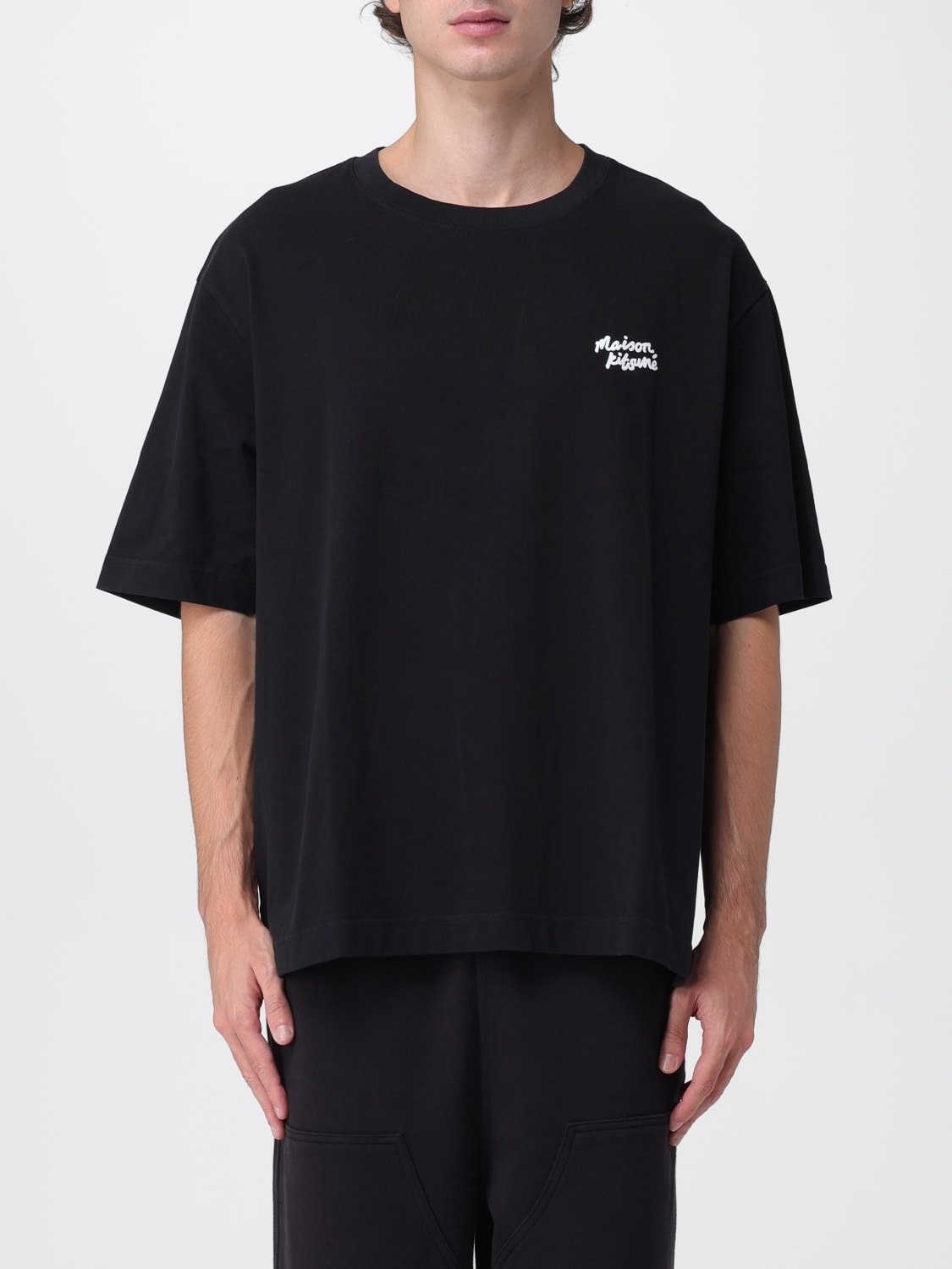 MAISON KITSUNÉ CAMISETA: Camiseta hombre Maison KitsunÉ, Negro - Img 1