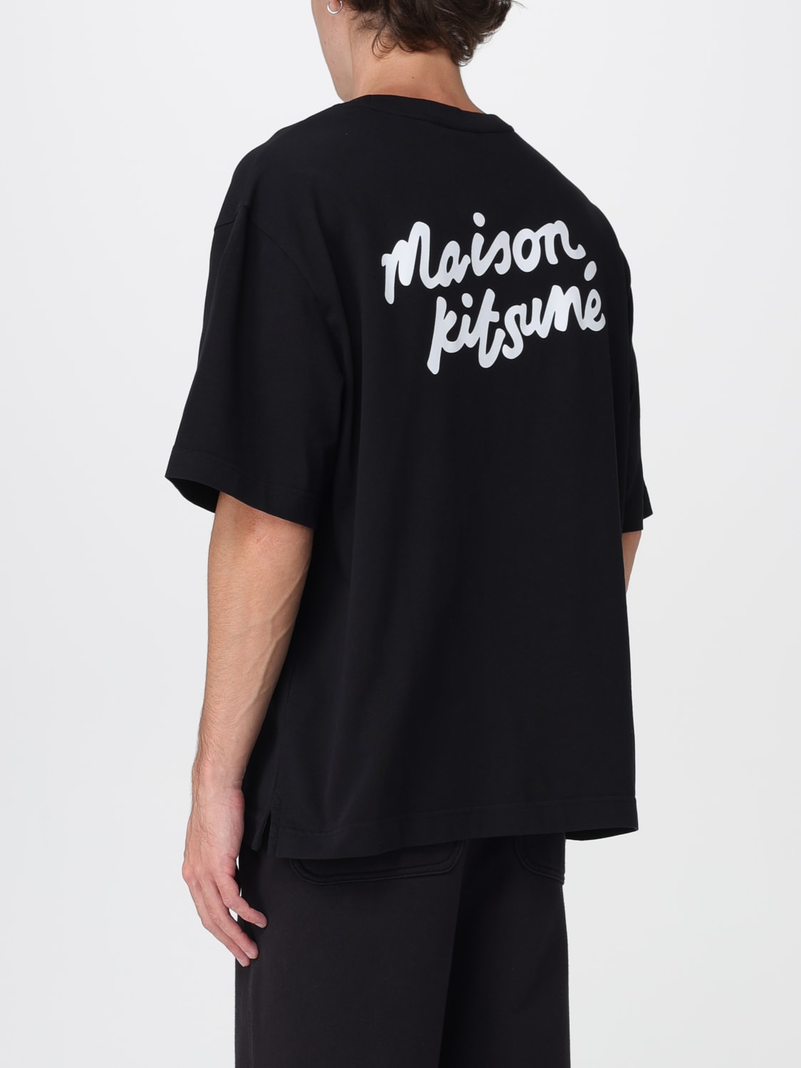 MAISON KITSUNÉ CAMISETA: Camiseta hombre Maison KitsunÉ, Negro - Img 2