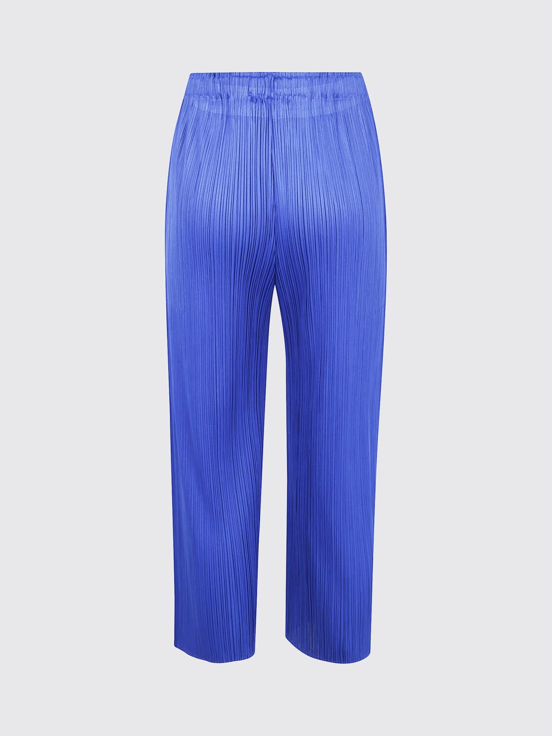 PLEATS PLEASE ISSEY MIYAKE 裤子: 裤子 女士 Pleats Please Issey Miyake, 蓝色 - Img 2