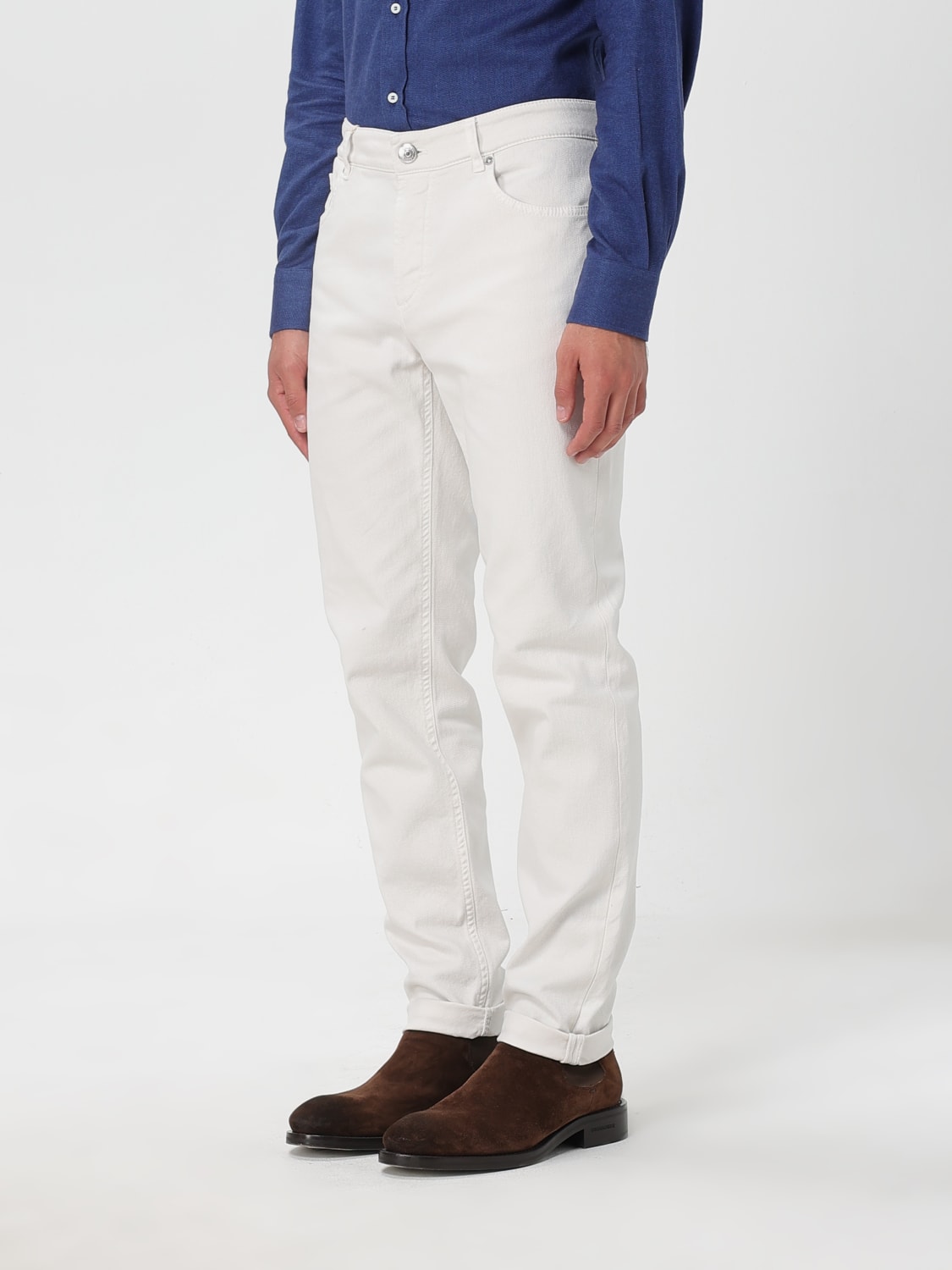 BRUNELLO CUCINELLI PANTS: Pants men Brunello Cucinelli, White - Img 4