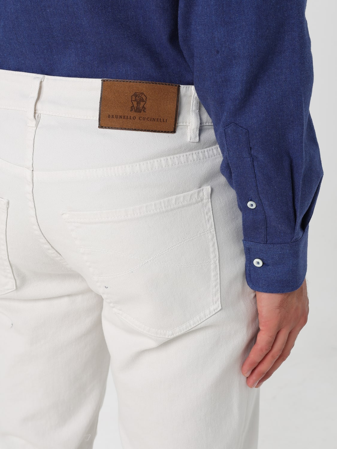 BRUNELLO CUCINELLI PANTS: Pants men Brunello Cucinelli, White - Img 5