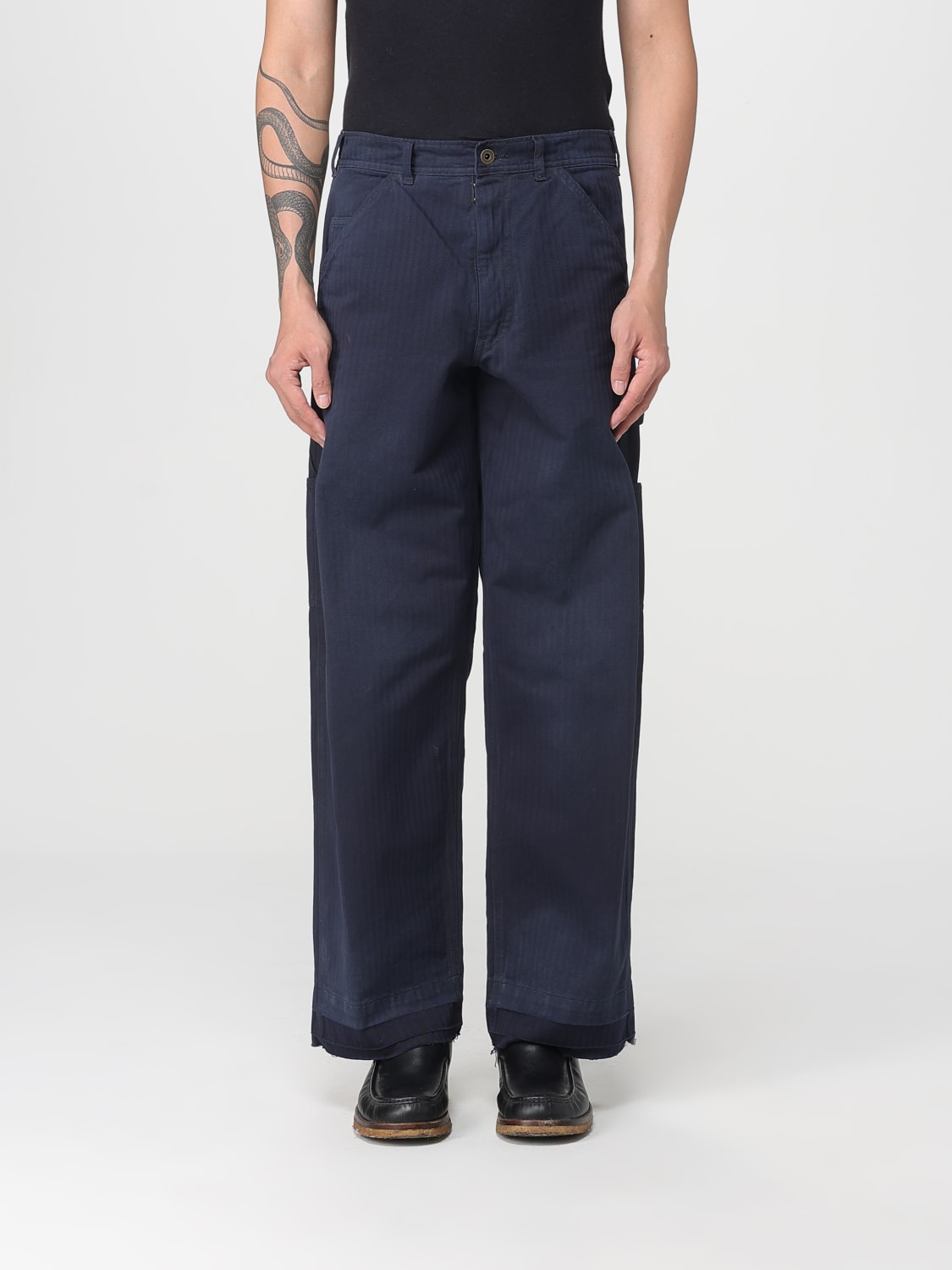 MAISON MARGIELA PANTS: Pants men Maison Margiela, Blue - Img 1