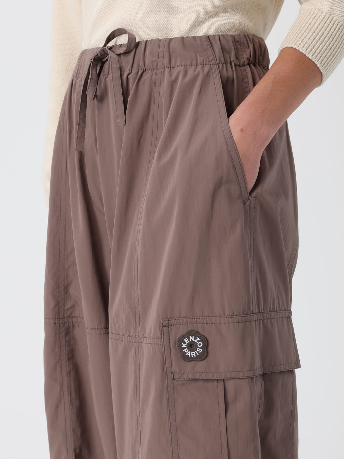 KENZO PANTALON: Pantalon femme Kenzo, Beige - Img 4