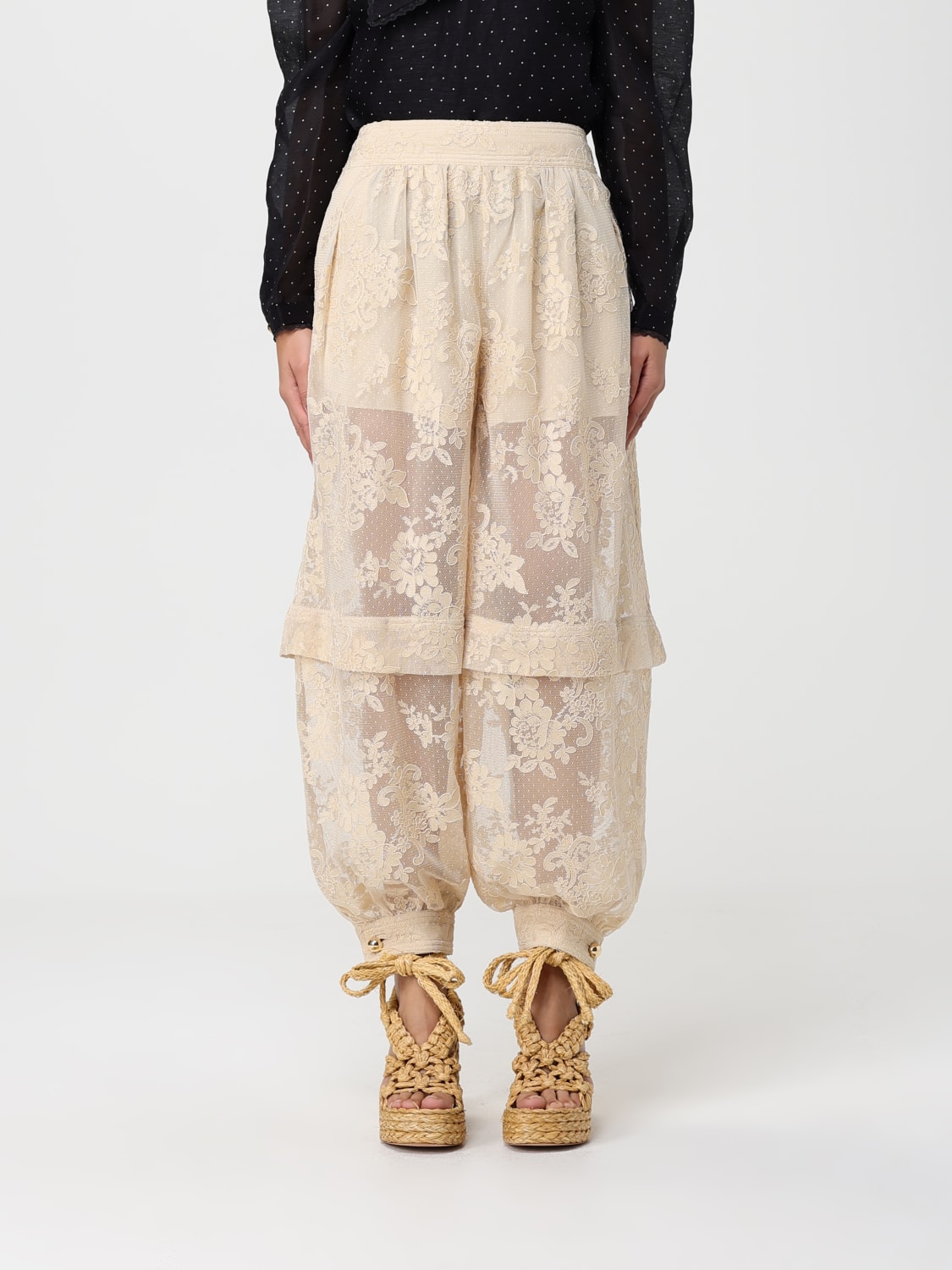 ZIMMERMANN HOSE: Hose damen Zimmermann, Weiß - Img 1