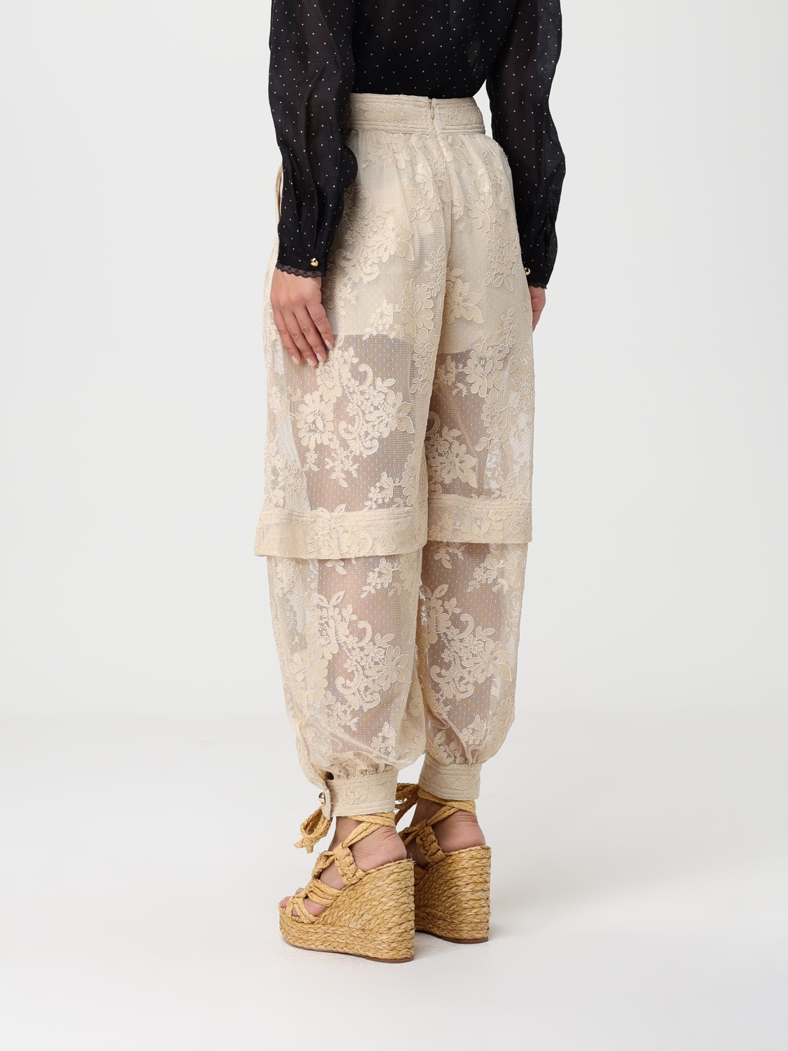 ZIMMERMANN HOSE: Hose damen Zimmermann, Weiß - Img 3