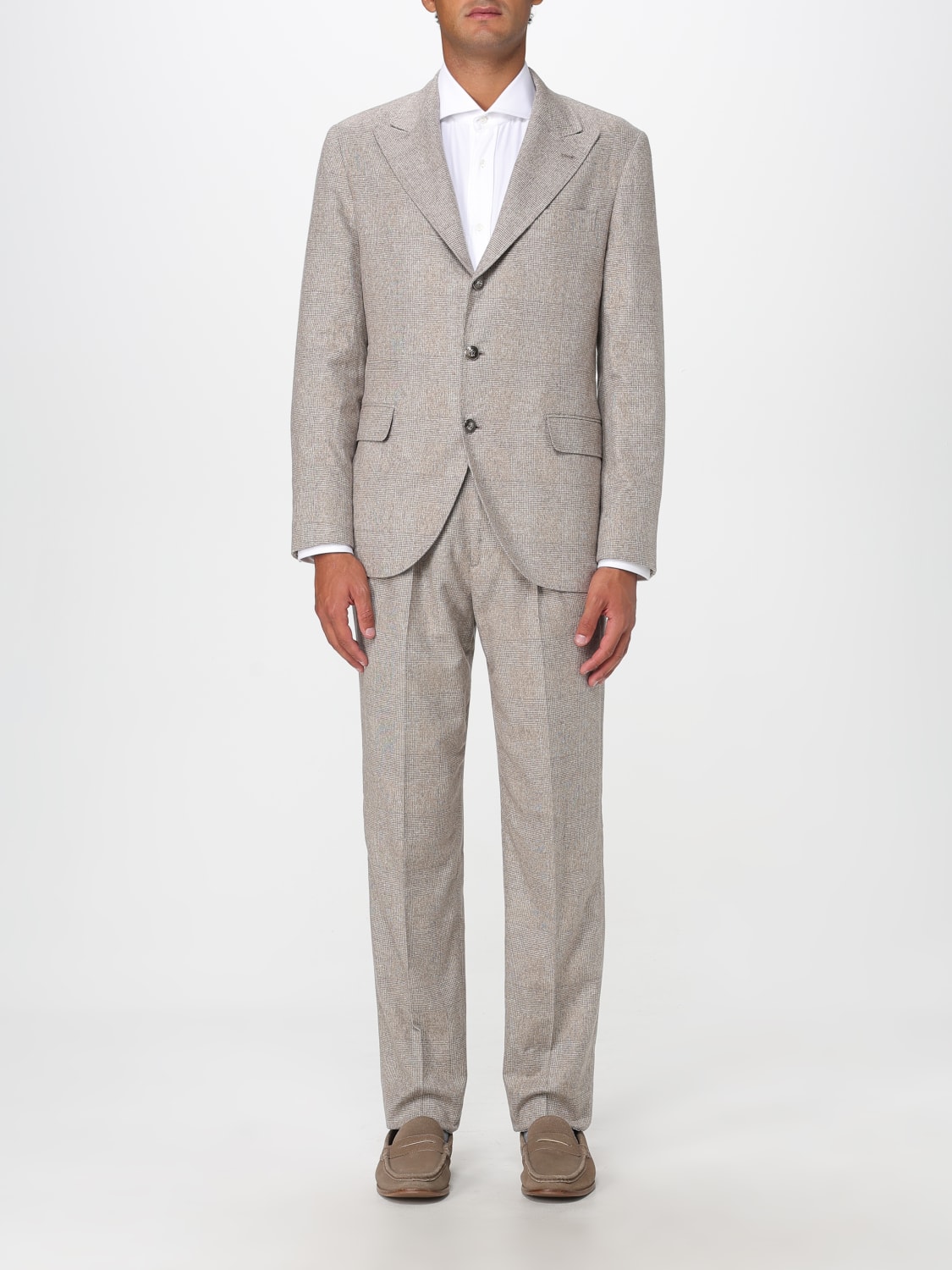 BRUNELLO CUCINELLI SUIT: Suit men Brunello Cucinelli, Brown - Img 1