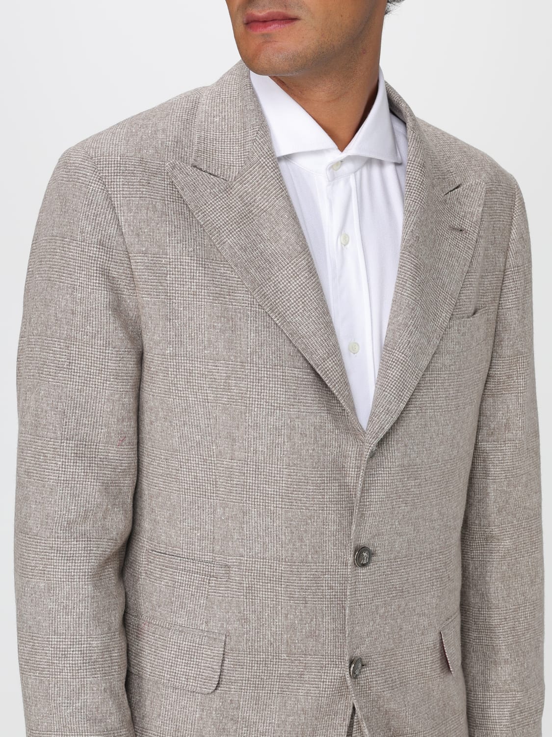 BRUNELLO CUCINELLI SUIT: Suit men Brunello Cucinelli, Brown - Img 5