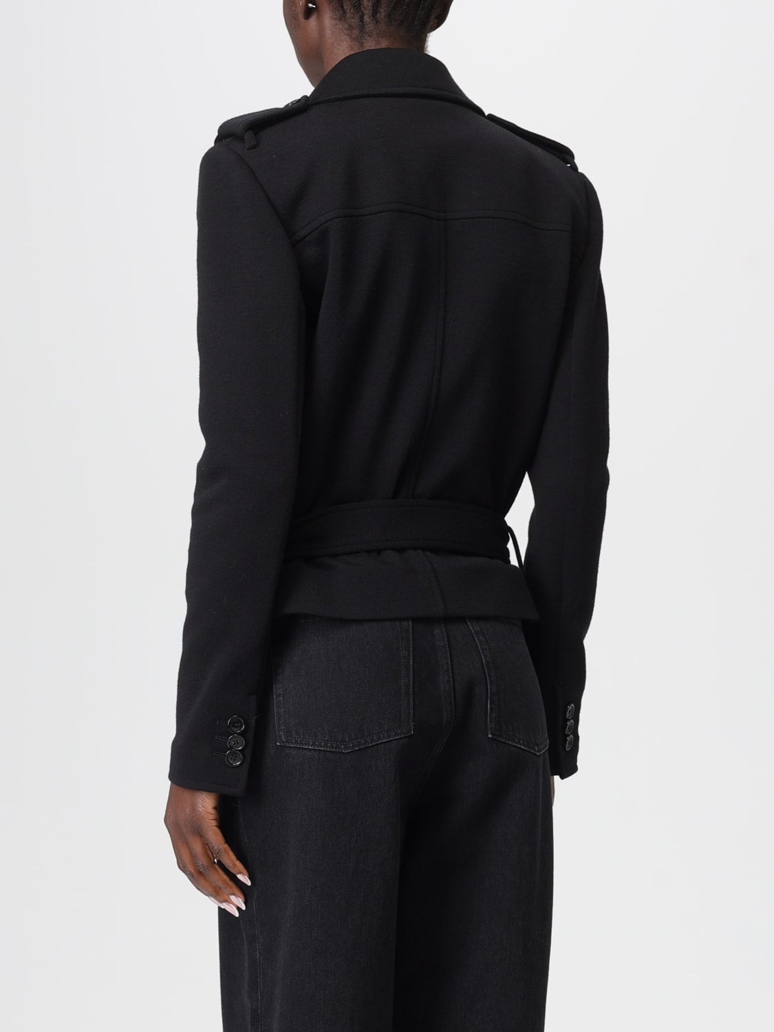 SAINT LAURENT JACKE: Kleider damen Saint Laurent, Schwarz - Img 2