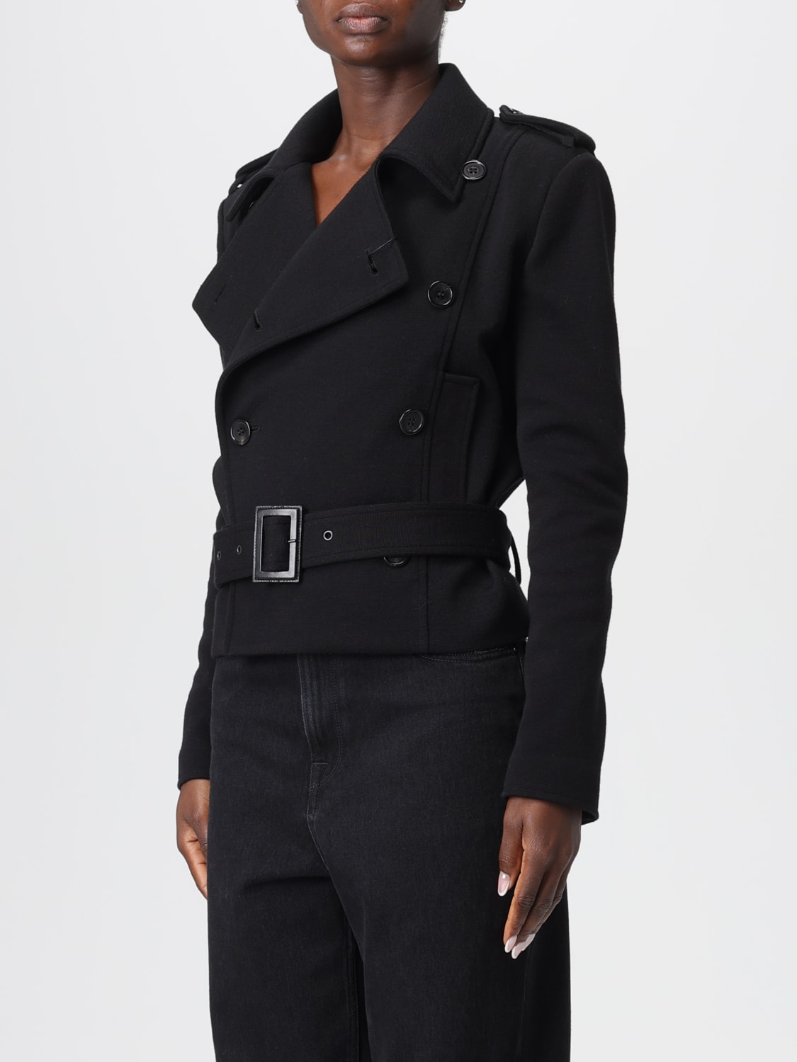 SAINT LAURENT JACKE: Kleider damen Saint Laurent, Schwarz - Img 3