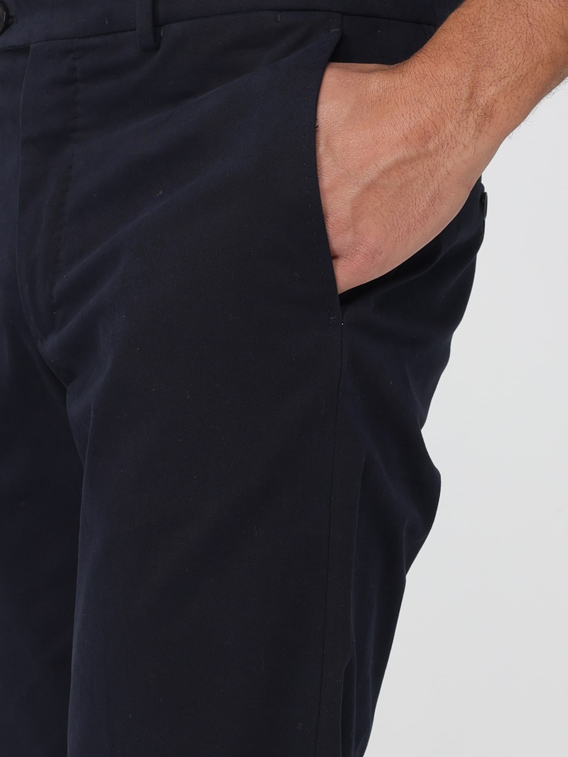 INCOTEX PANTALONES: Pantalón hombre Incotex, Azul Oscuro - Img 3