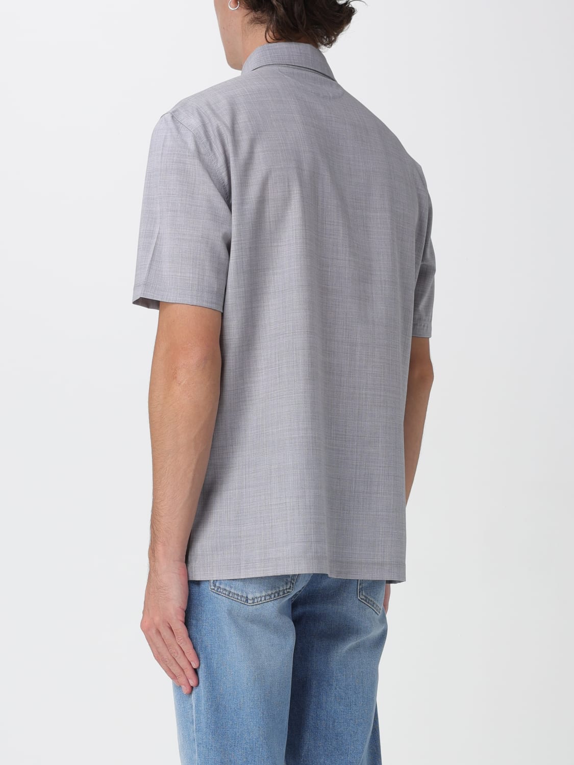 BRUNELLO CUCINELLI SHIRT: T-shirt men Brunello Cucinelli, Pearl - Img 3