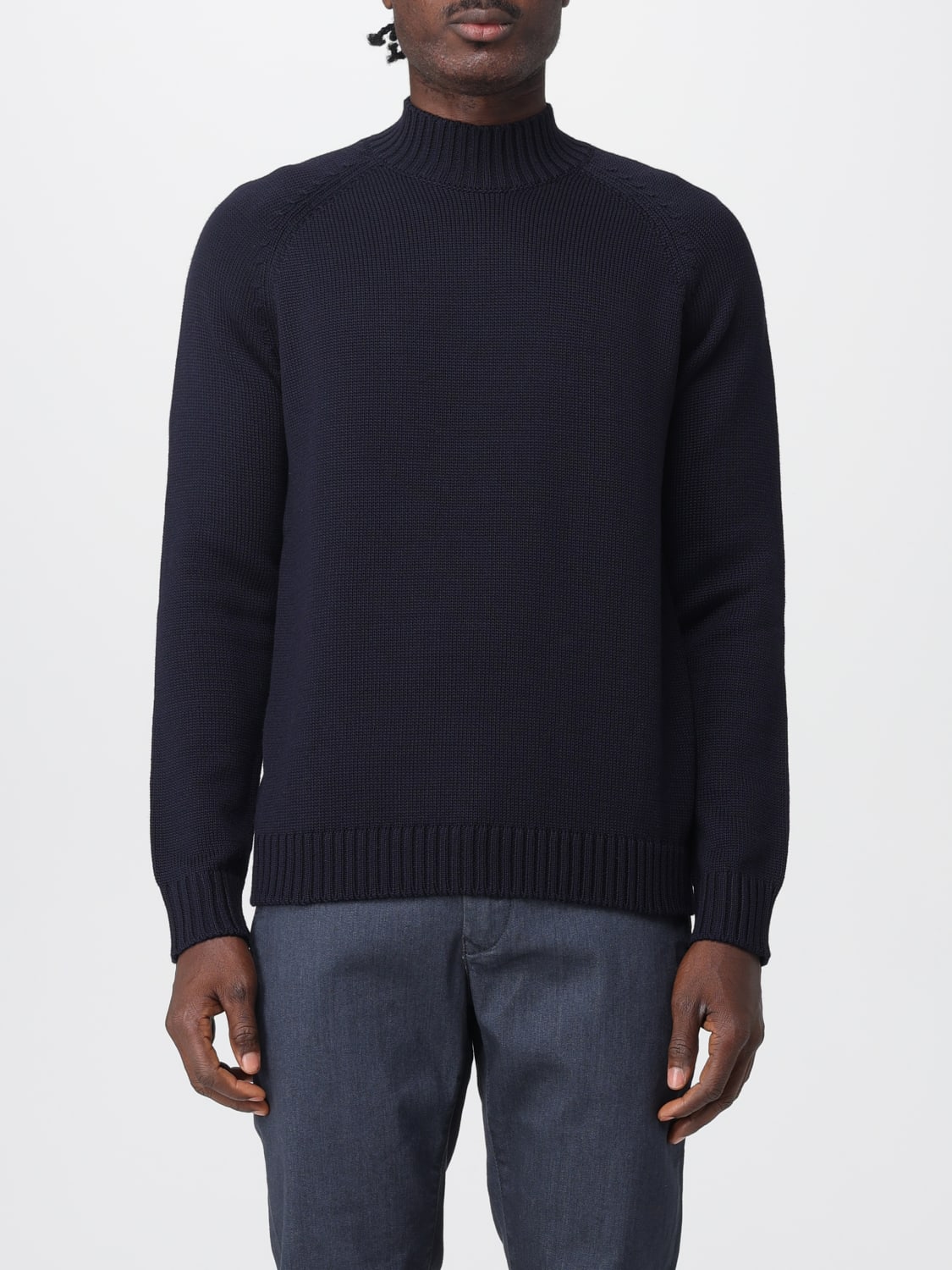 ZANONE SWEATER: Sweatshirt men Zanone, Blue - Img 1