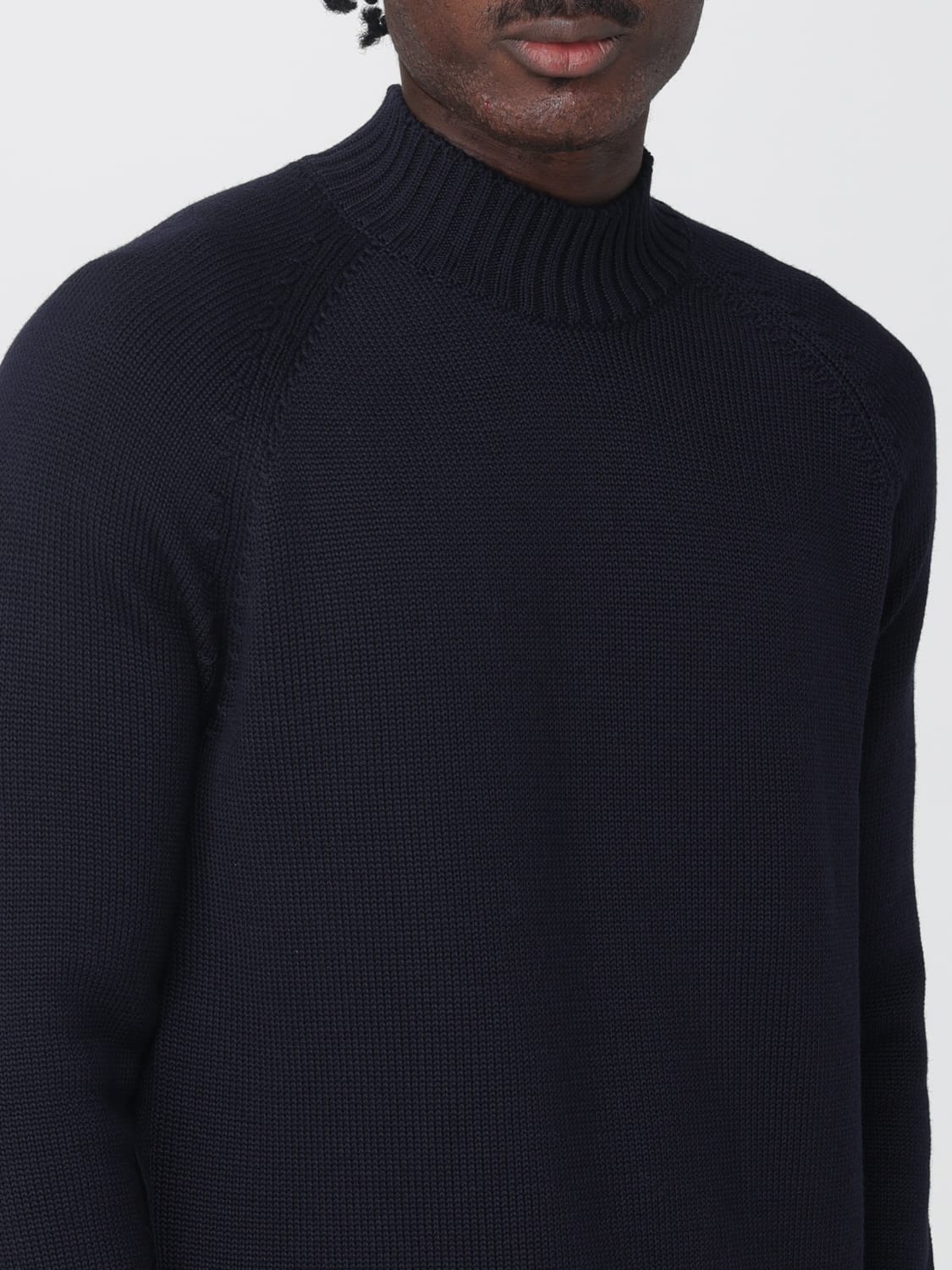ZANONE SWEATER: Sweatshirt men Zanone, Blue - Img 3