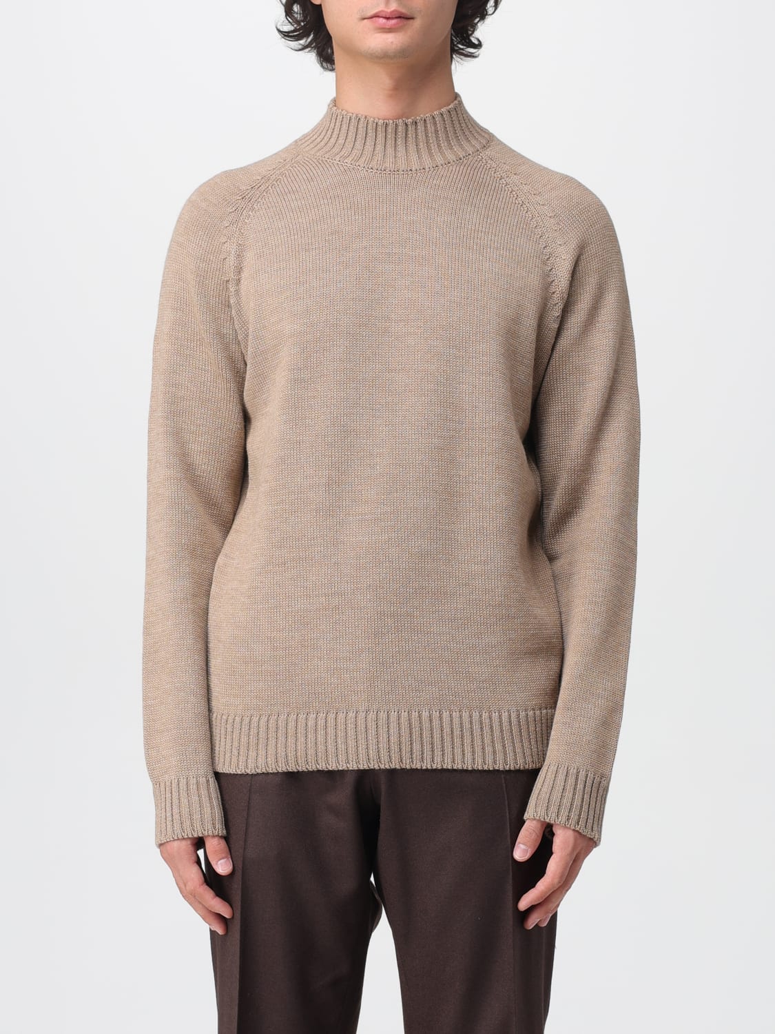 ZANONE MAGLIA: Pullover Zanone in maglia, Beige - Img 1