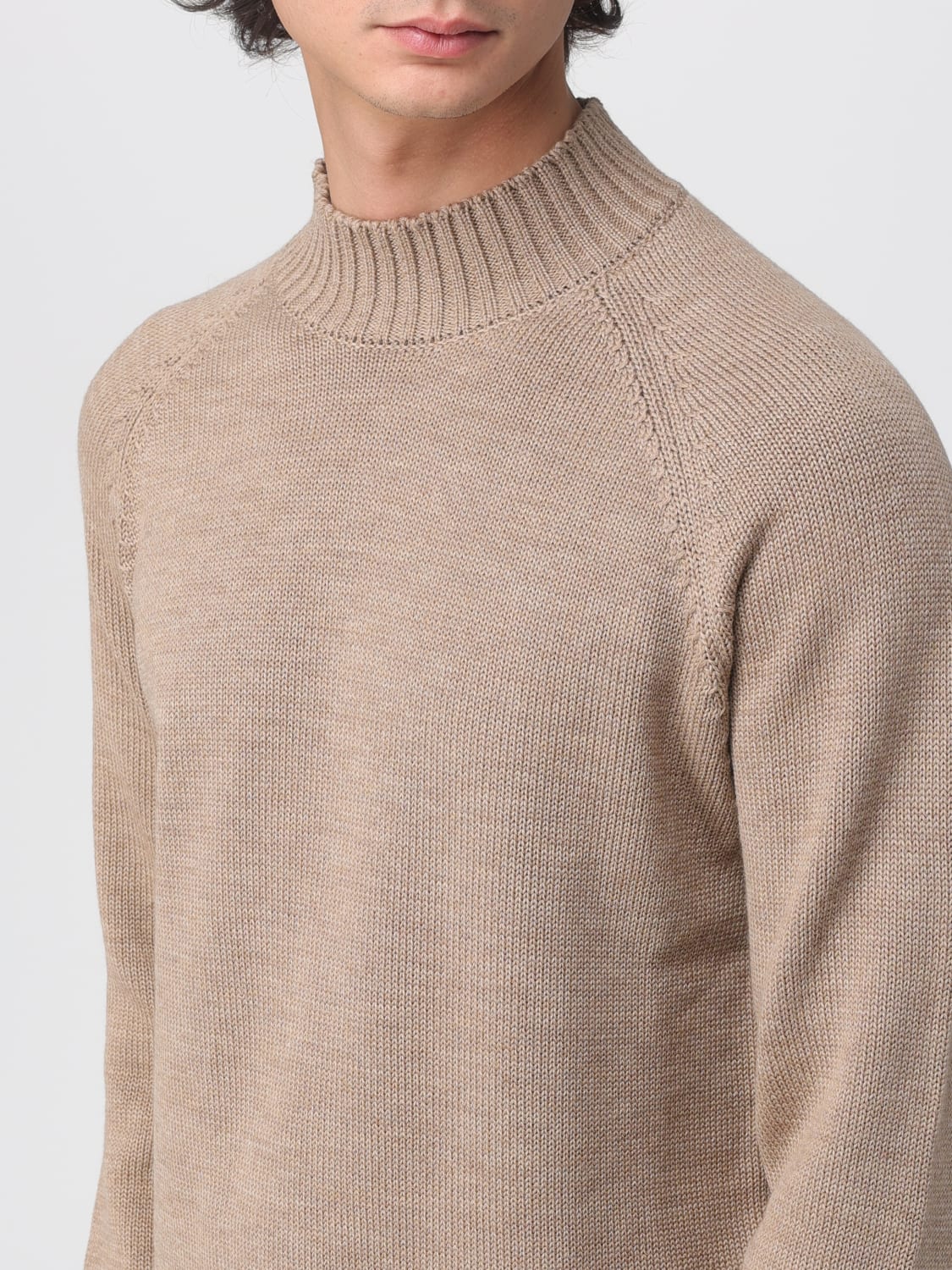 ZANONE MAGLIA: Pullover Zanone in maglia, Beige - Img 3