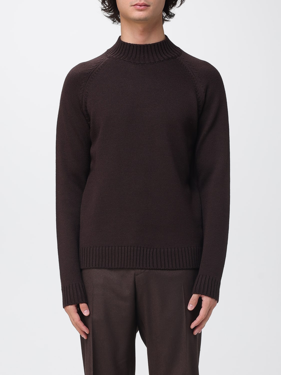 ZANONE MAGLIA: Pullover Zanone in maglia, Marrone - Img 1