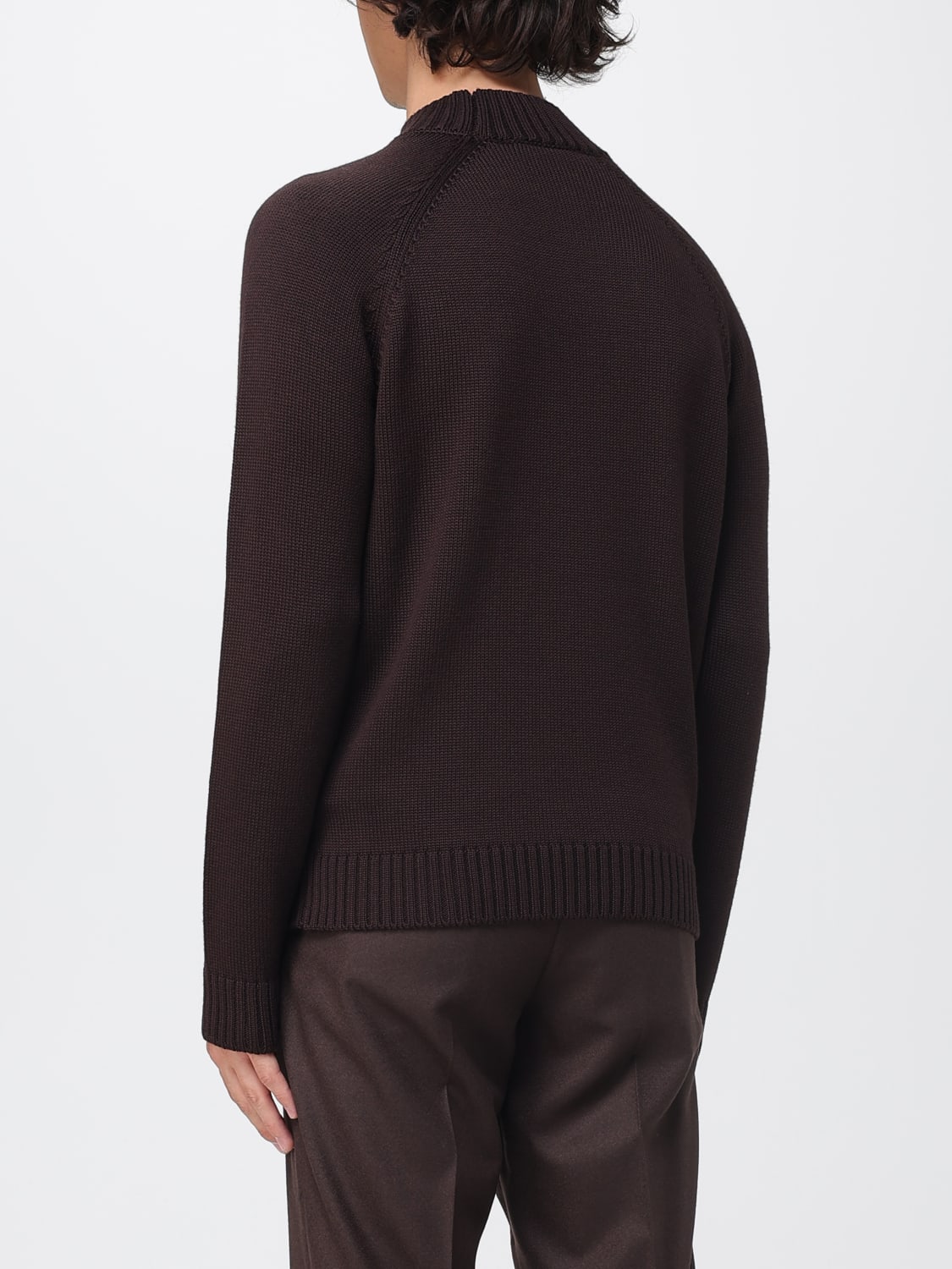 ZANONE MAGLIA: Pullover Zanone in maglia, Marrone - Img 2