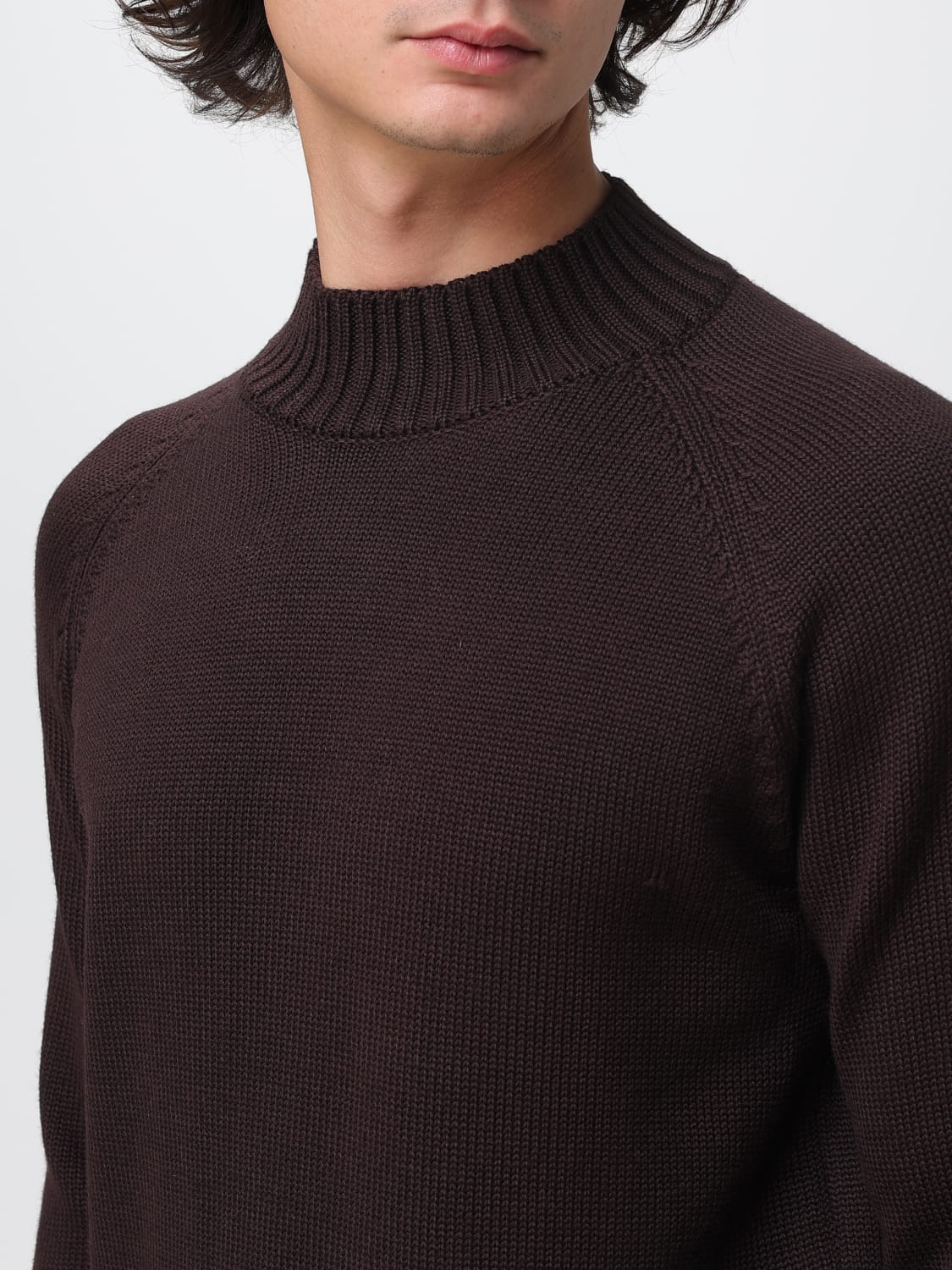 ZANONE MAGLIA: Pullover Zanone in maglia, Marrone - Img 3