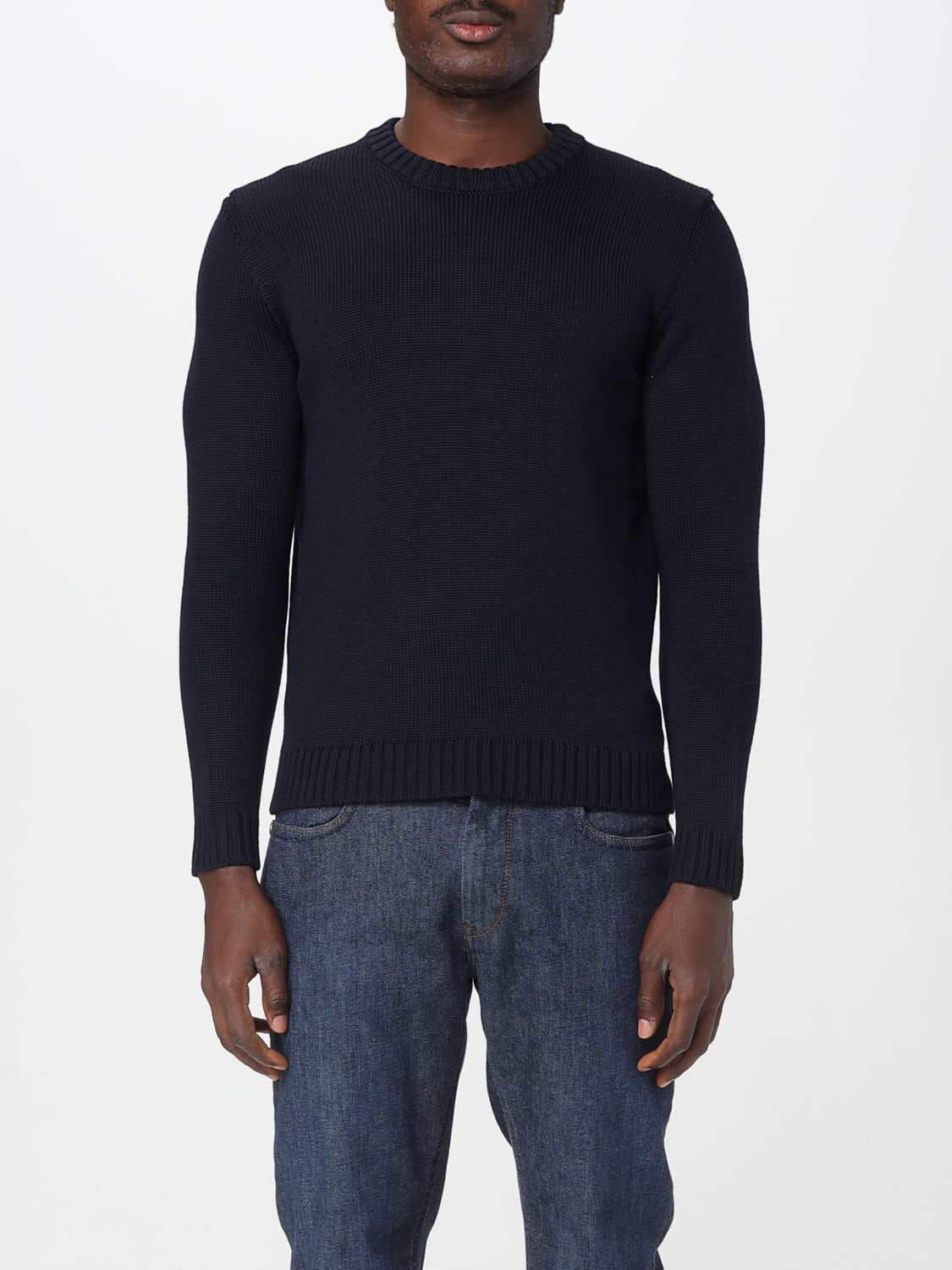 ZANONE SWEATER: Sweatshirt men Zanone, Blue - Img 1