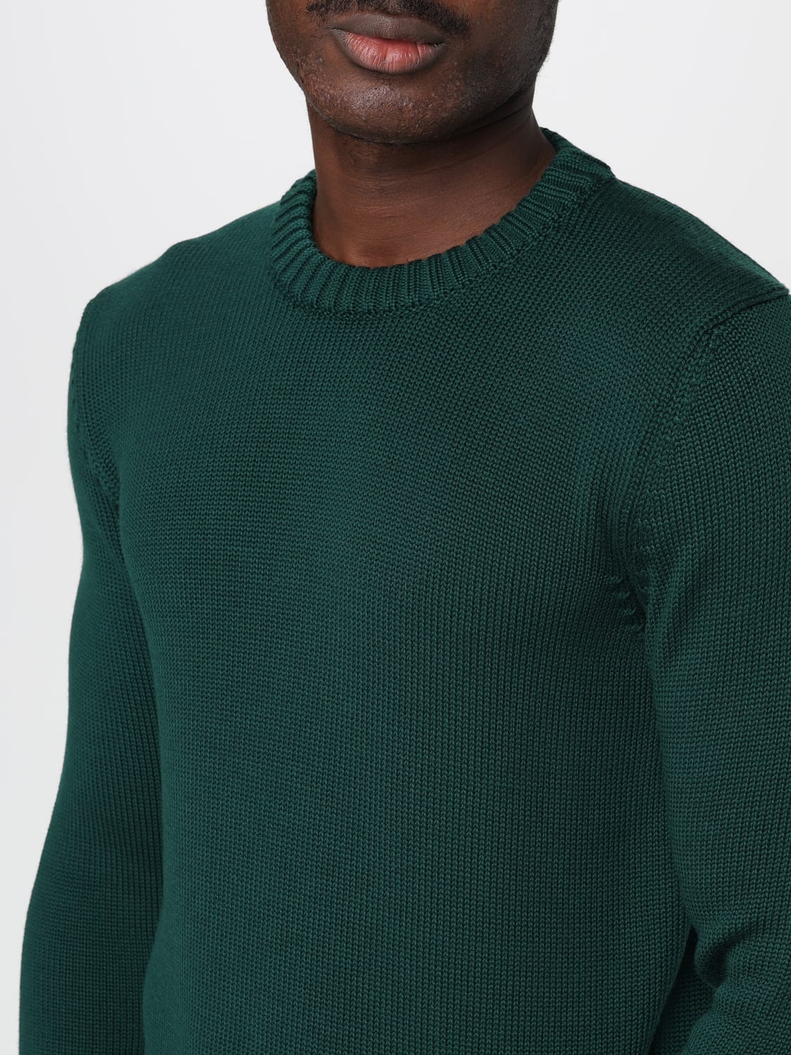 ZANONE SWEATER: Sweatshirt men Zanone, Green - Img 3