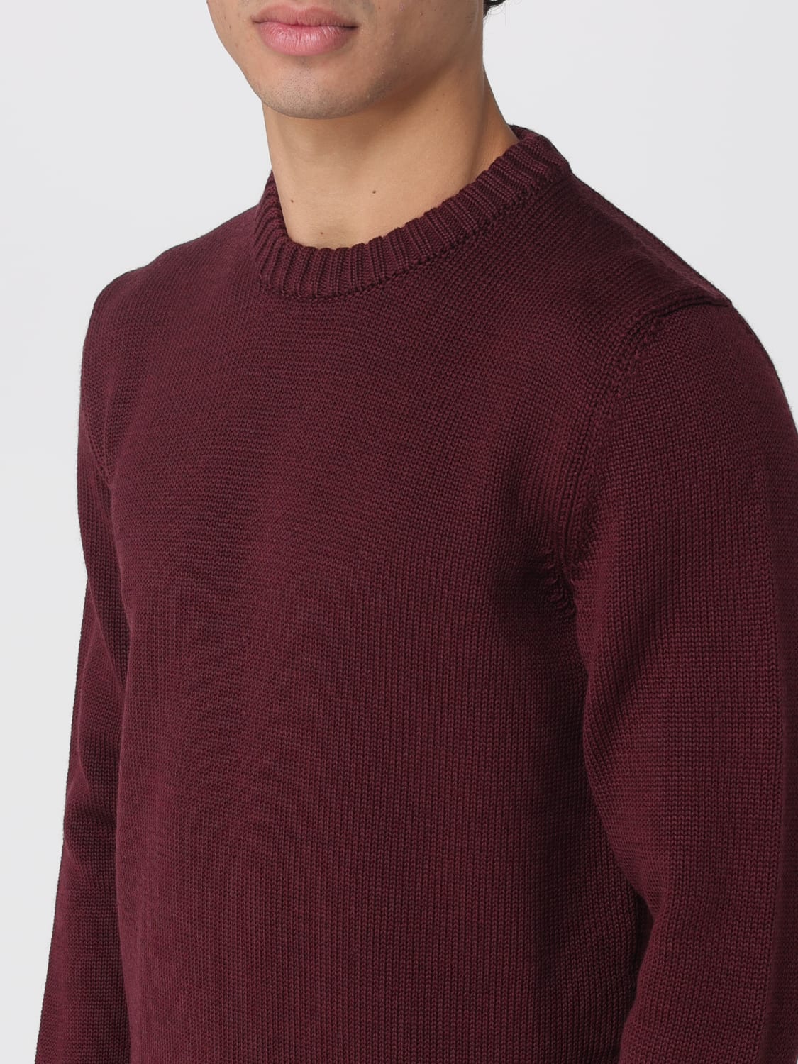 ZANONE SWEATER: Sweatshirt men Zanone, Burgundy - Img 3