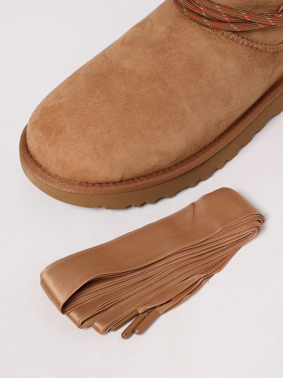 UGG BOOTS: Flat ankle boots woman UGG, Brown - Img 4