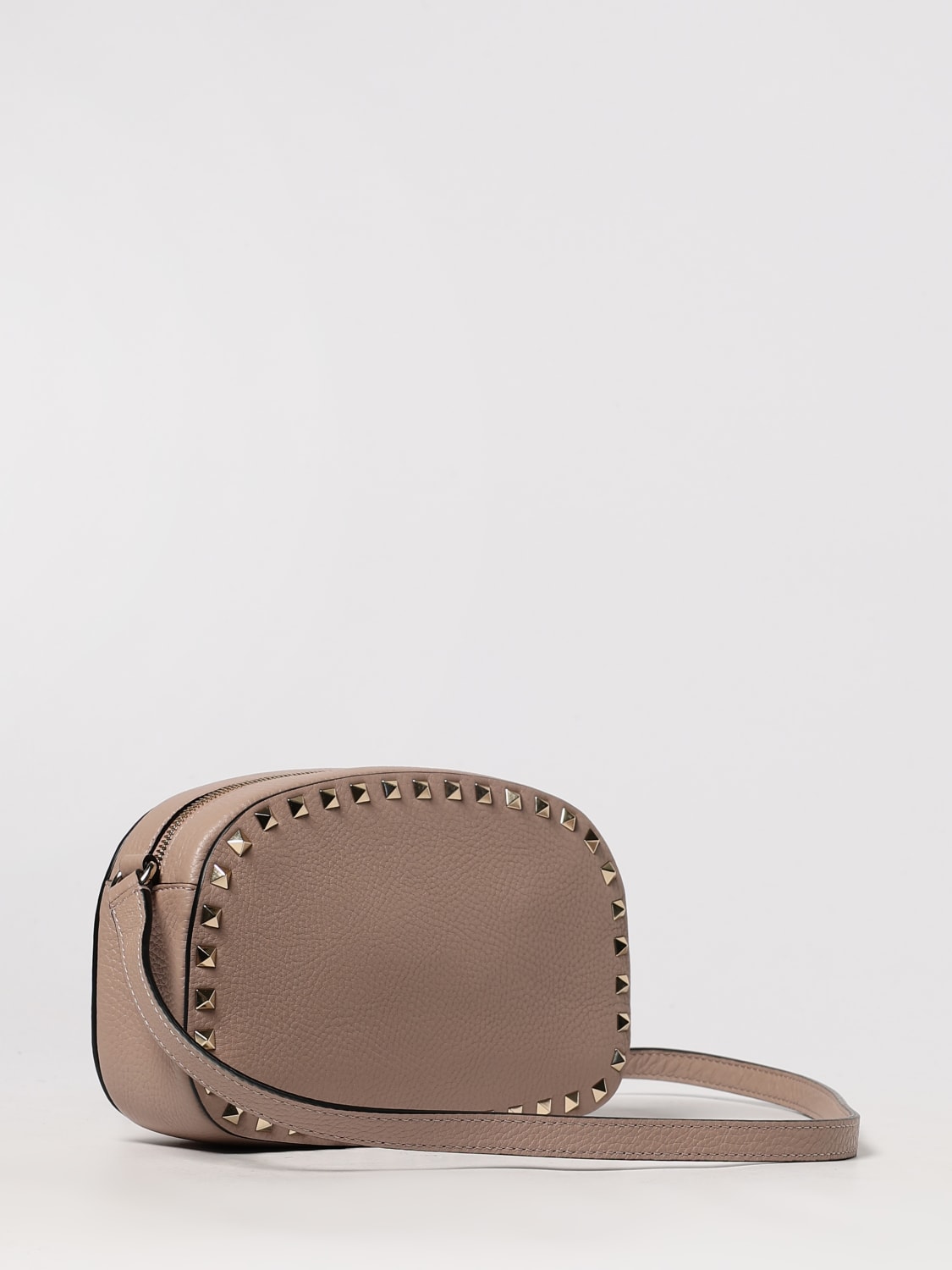 VALENTINO GARAVANI MINI BAG: Shoulder bag woman Valentino Garavani, Beige - Img 3