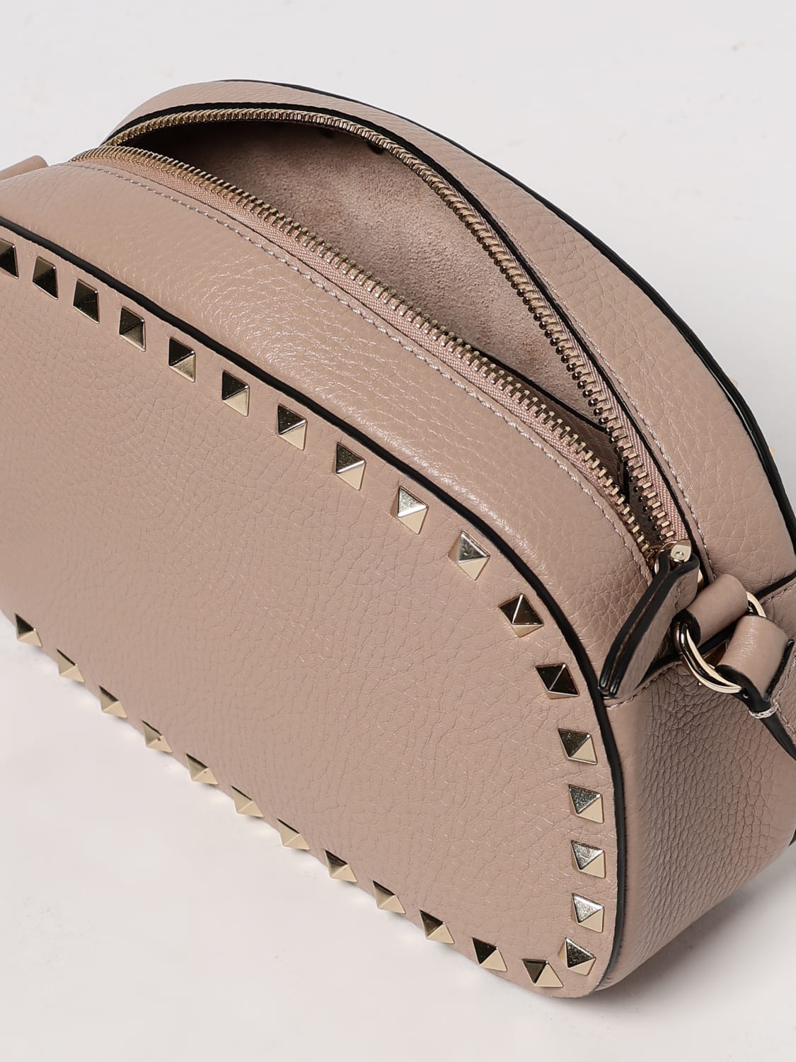 VALENTINO GARAVANI MINI BAG: Shoulder bag woman Valentino Garavani, Beige - Img 5