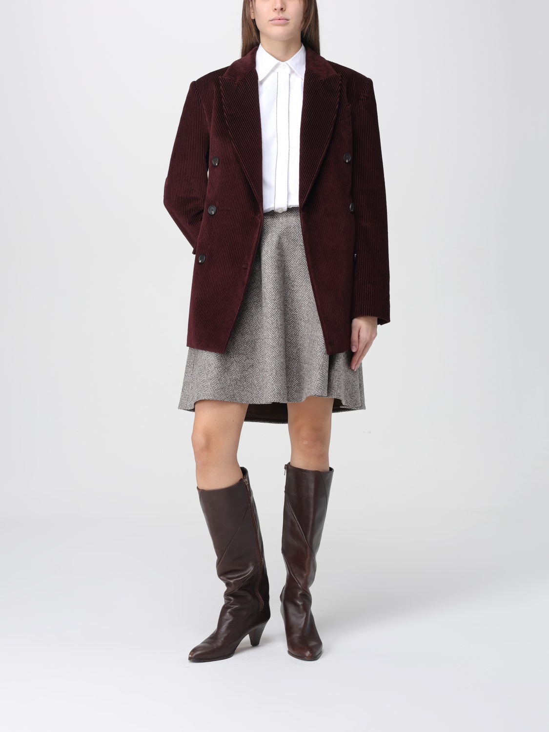 BRUNELLO CUCINELLI CAMISA: Camisa mujer Brunello Cucinelli, Blanco - Img 2