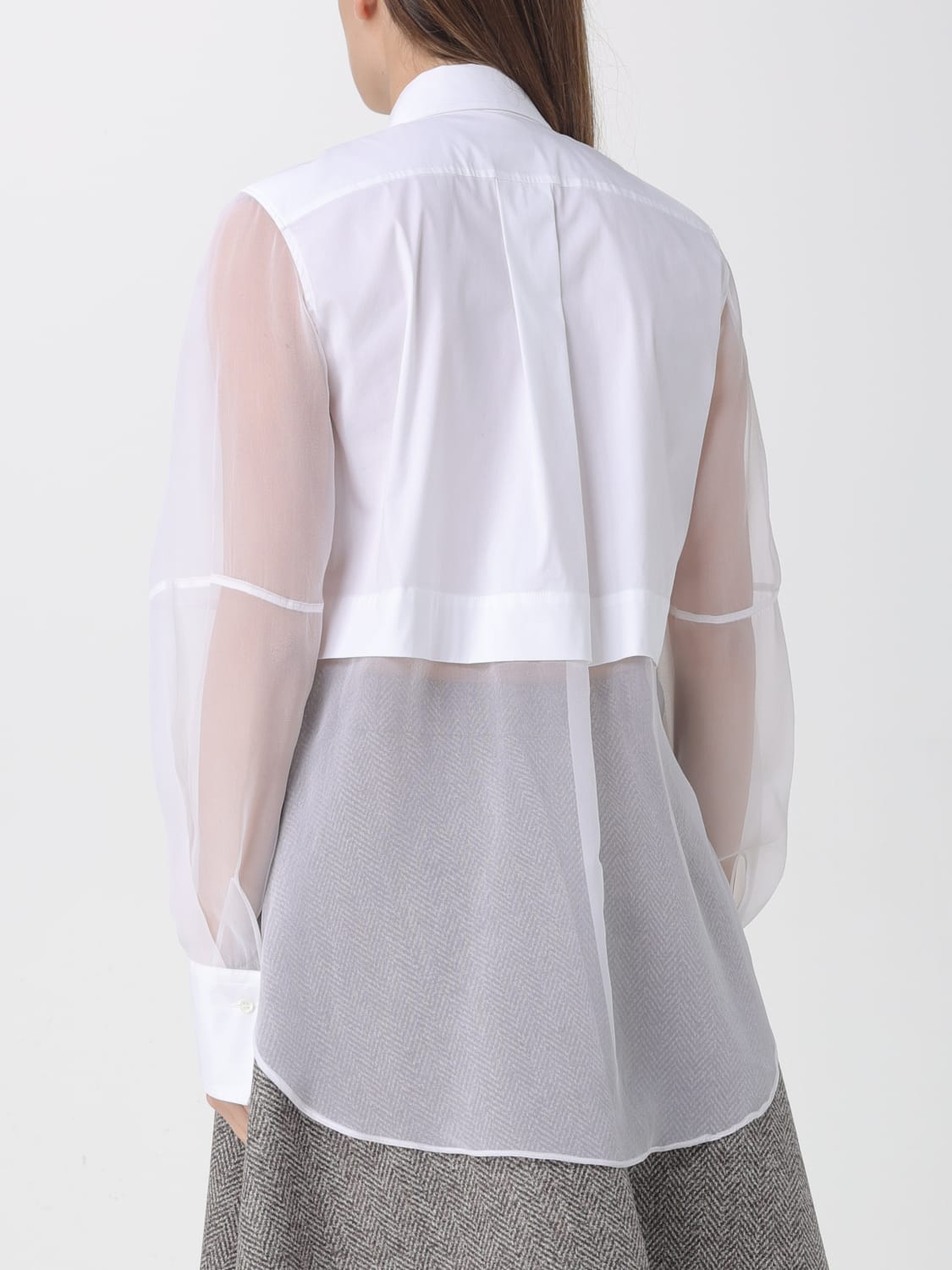 BRUNELLO CUCINELLI CAMISA: Camisa mujer Brunello Cucinelli, Blanco - Img 3